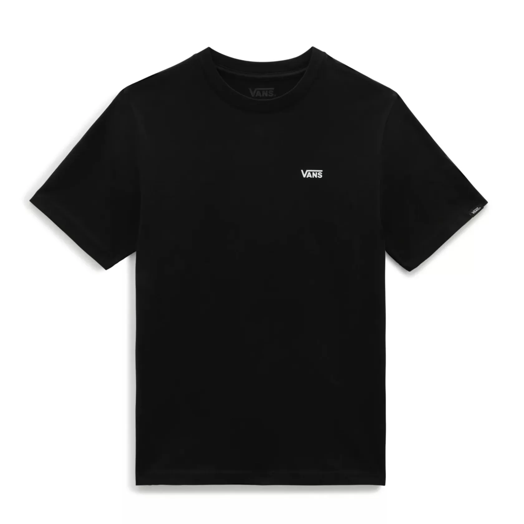 Vans Ropa Para Chicos (8-14 Años)<Camiseta Con Logotipo En El Lado Izquierdo Del Pecho De Nino (8-14 Anos) Negro