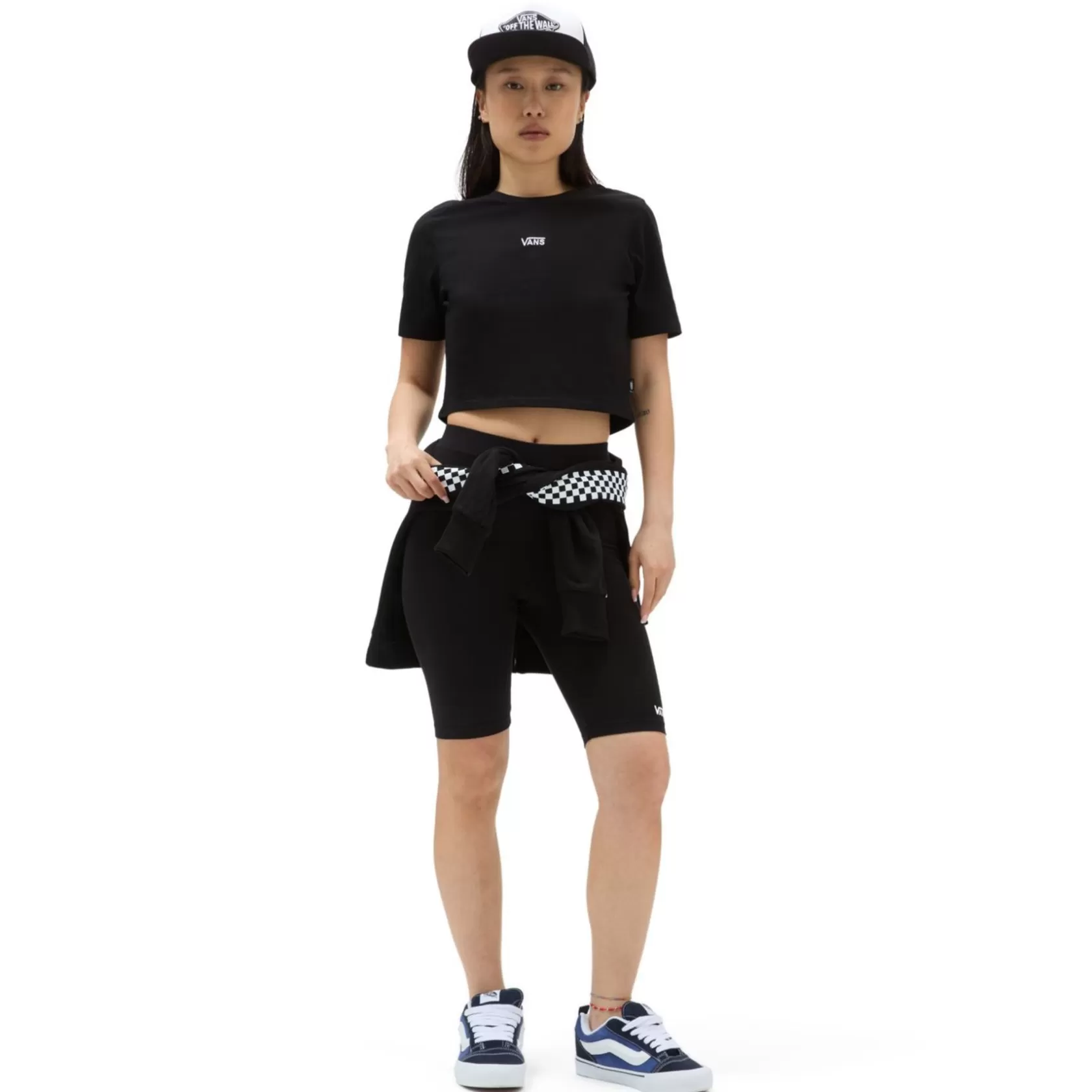 Vans Camisetas<Camiseta Corta De Deporte Flying V Crop Negro