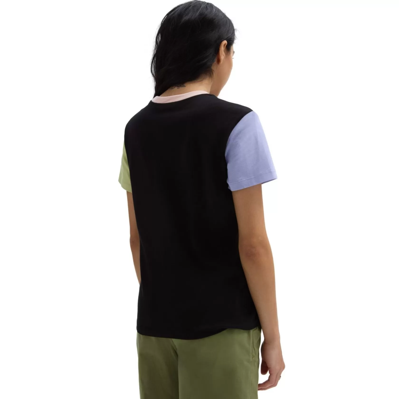 Vans Camisetas<Camiseta De Cuello Redondo Colorblock Multicolour