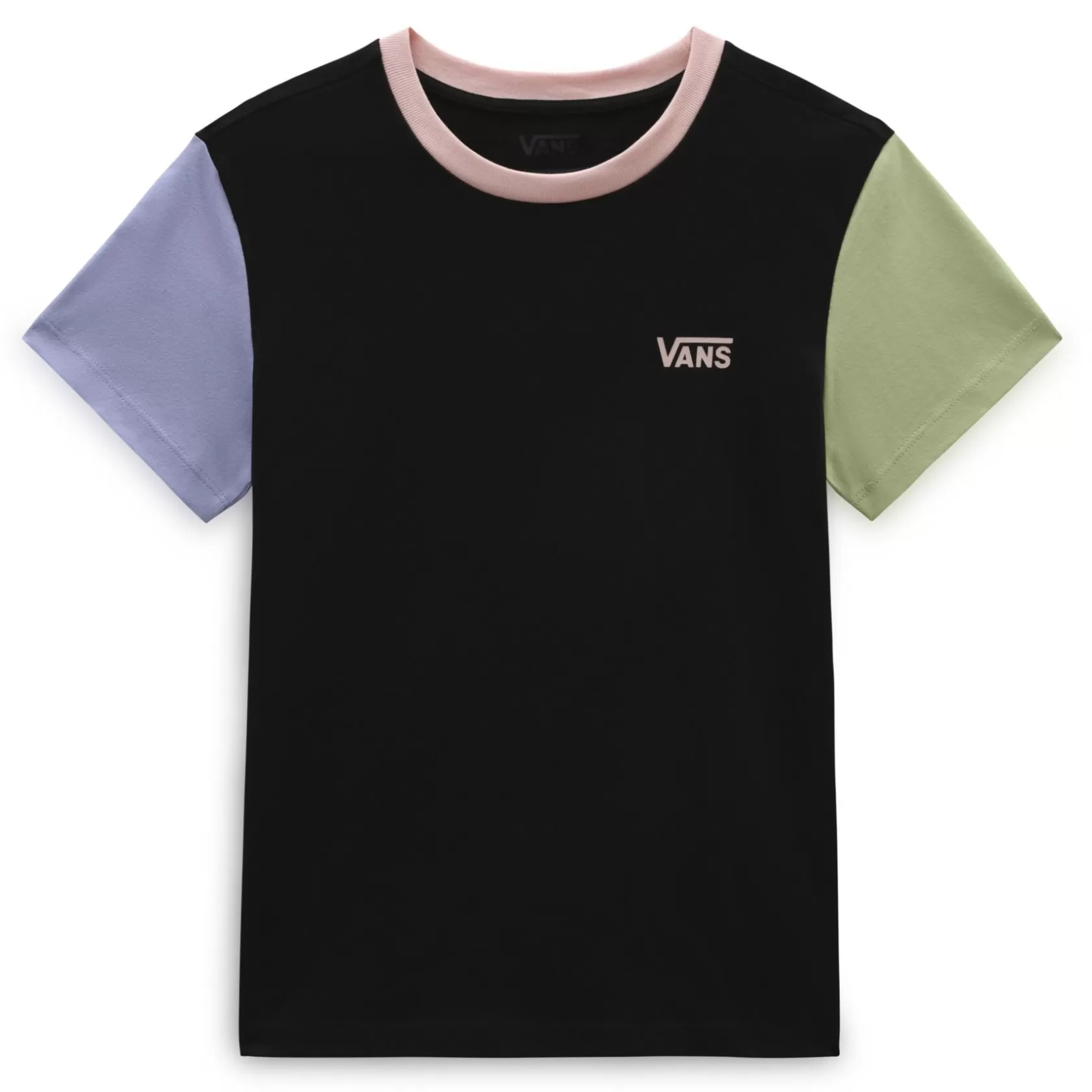 Vans Camisetas<Camiseta De Cuello Redondo Colorblock Multicolour