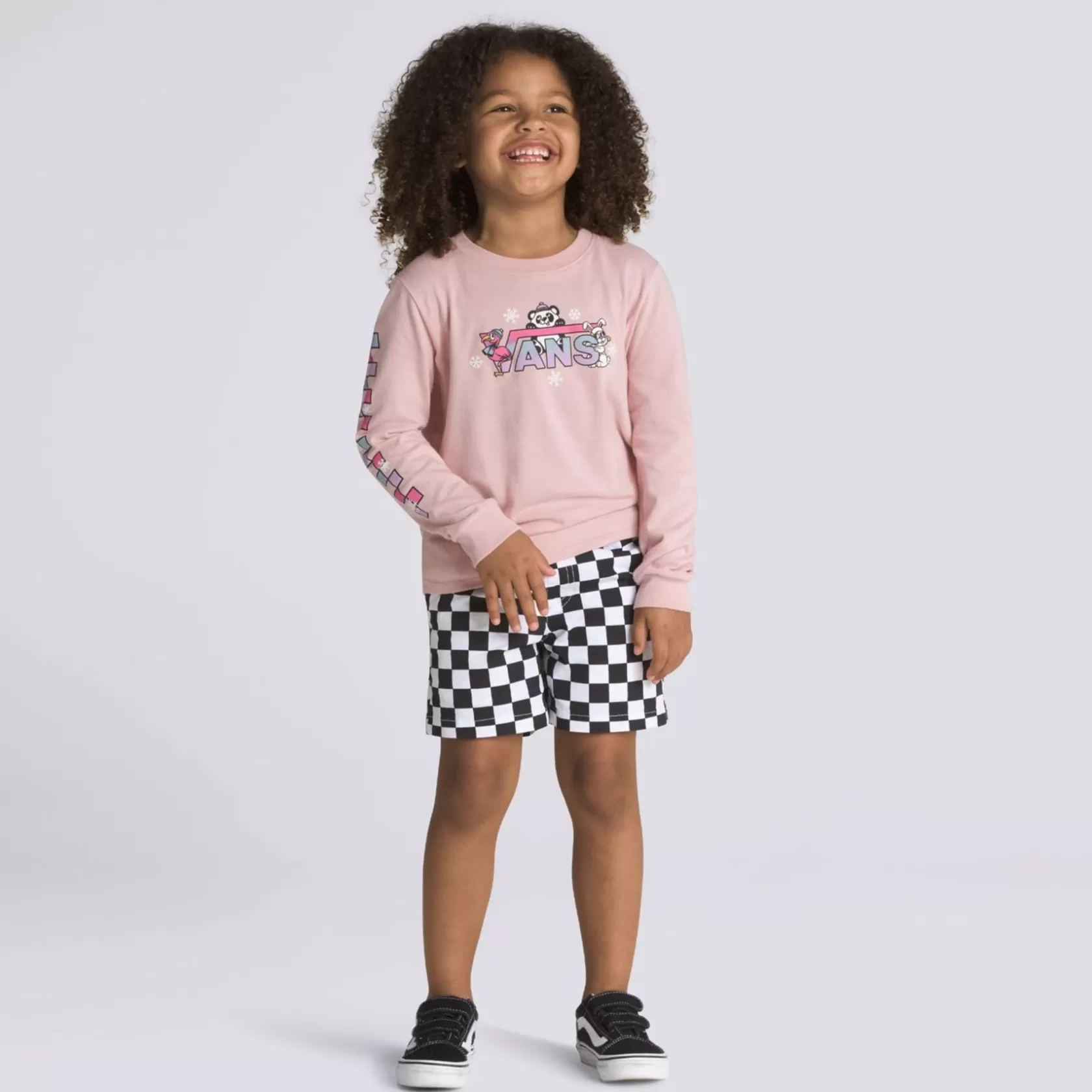 Vans Ropa Para Niños Pequeños (2-8 Años)<Camiseta De Manga Larga Para Niños Pequenos Let It Snow (2-8 Anos) Rosa
