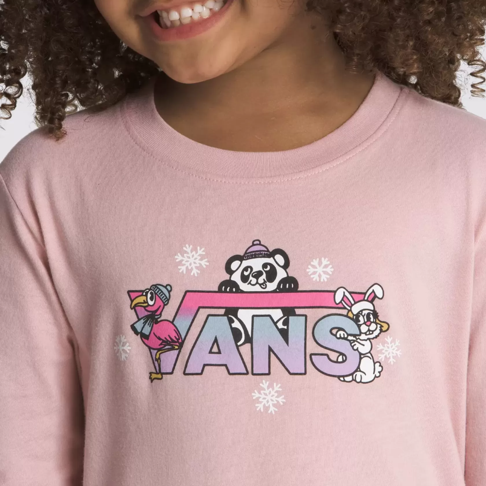 Vans Ropa Para Niños Pequeños (2-8 Años)<Camiseta De Manga Larga Para Niños Pequenos Let It Snow (2-8 Anos) Rosa