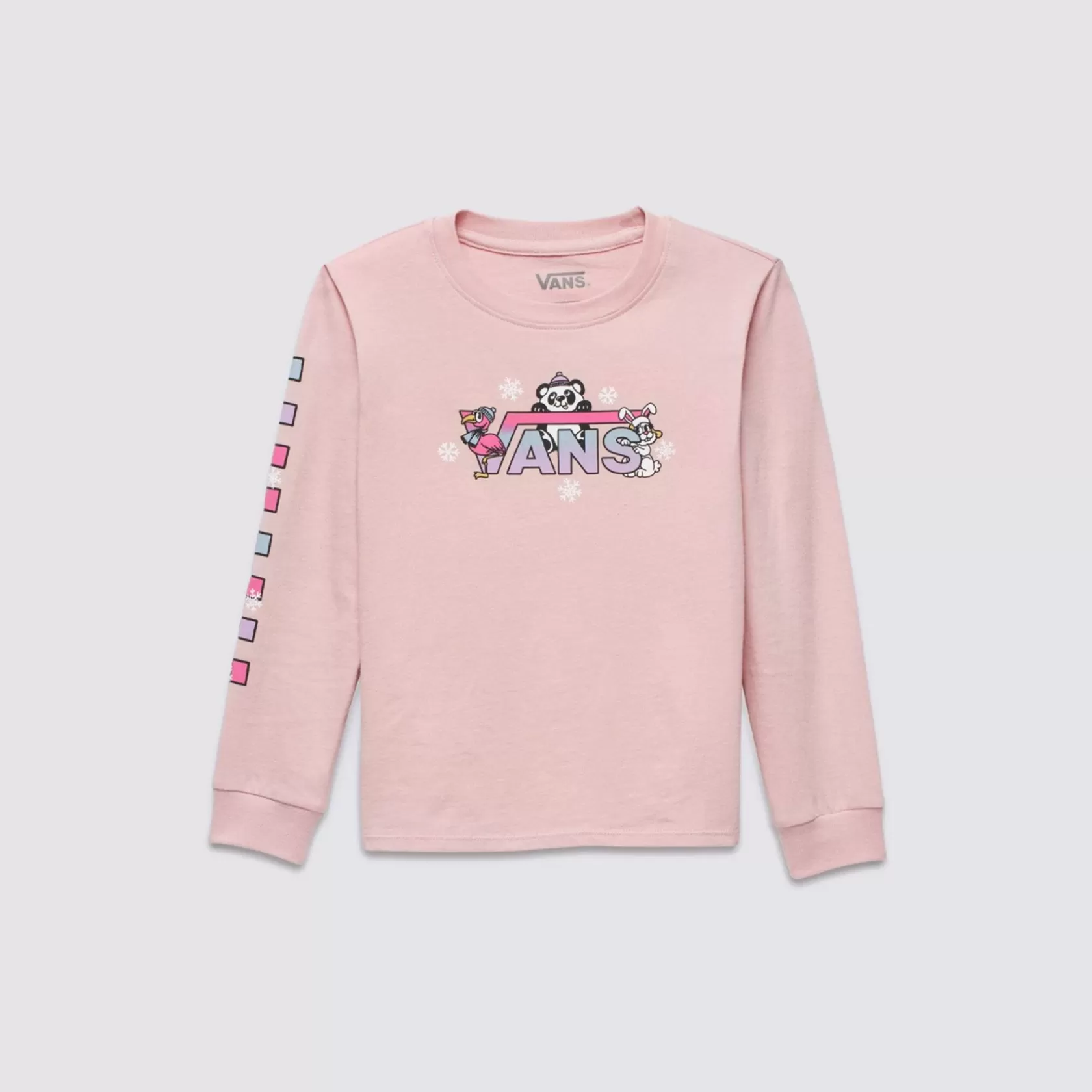 Vans Ropa Para Niños Pequeños (2-8 Años)<Camiseta De Manga Larga Para Niños Pequenos Let It Snow (2-8 Anos) Rosa