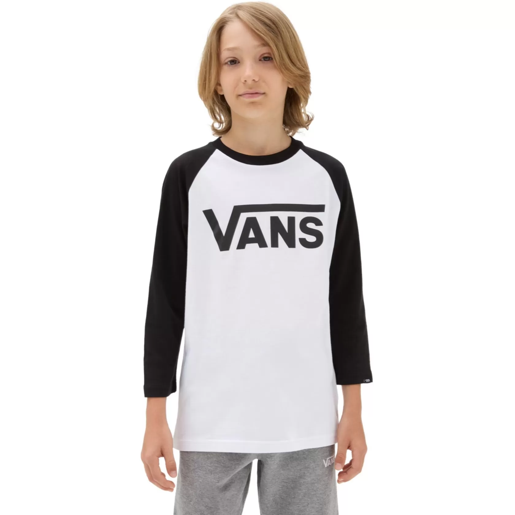 Vans Ropa Para Chicos (8-14 Años)<Camiseta De Manga Raglan De Niños Classic De (8-14 Anos) Blanco