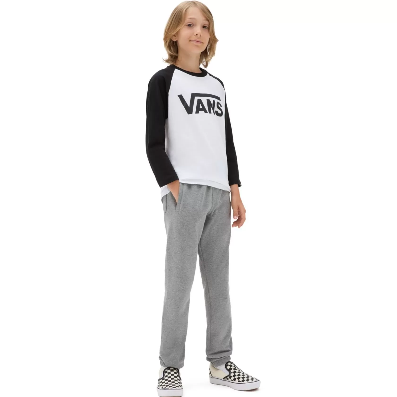 Vans Ropa Para Chicos (8-14 Años)<Camiseta De Manga Raglan De Niños Classic De (8-14 Anos) Blanco
