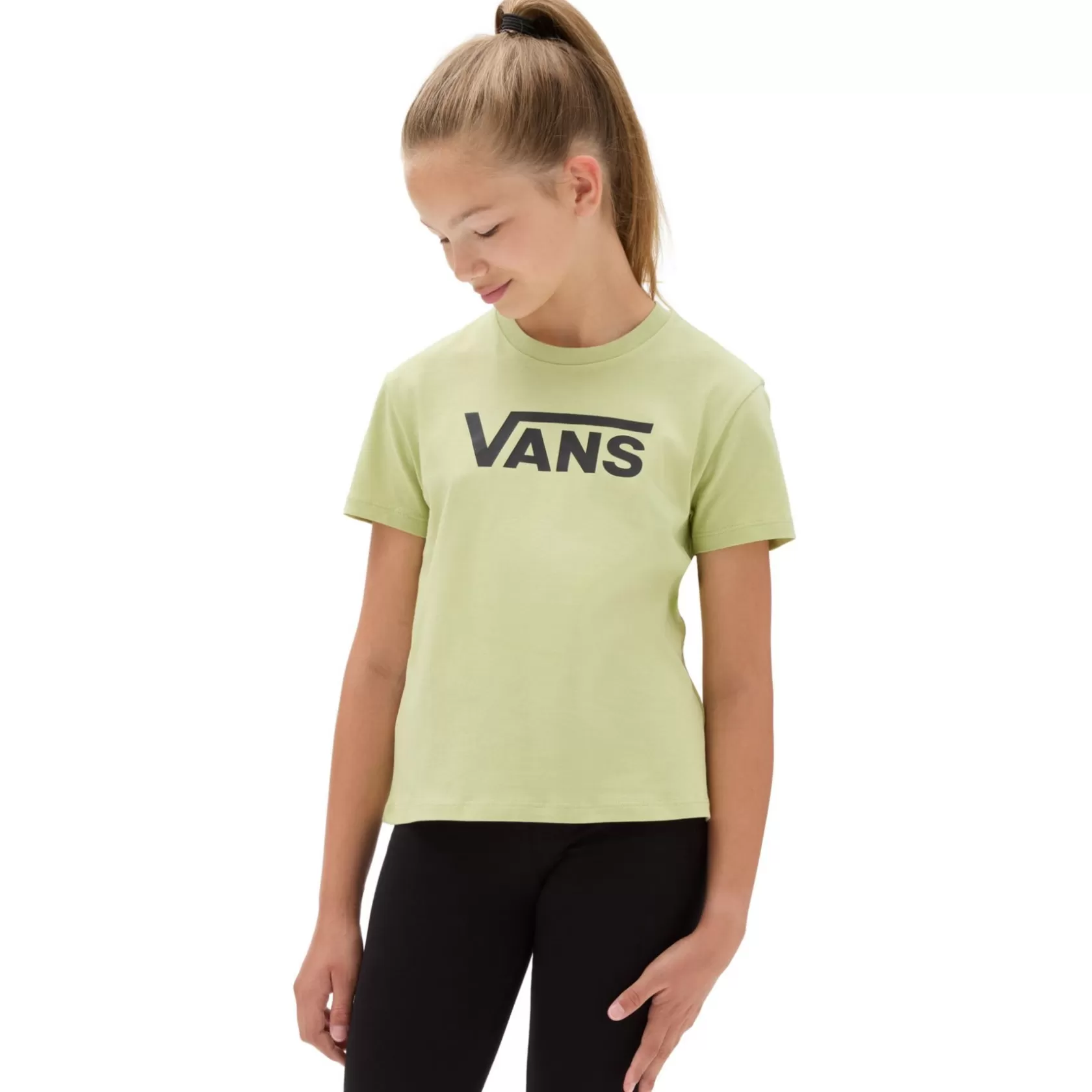 Vans Ropa Para Chicas (8-14 Años)<Camiseta De Ninas Con Cuello Redondo Flying V (8-14 Anos) Verde