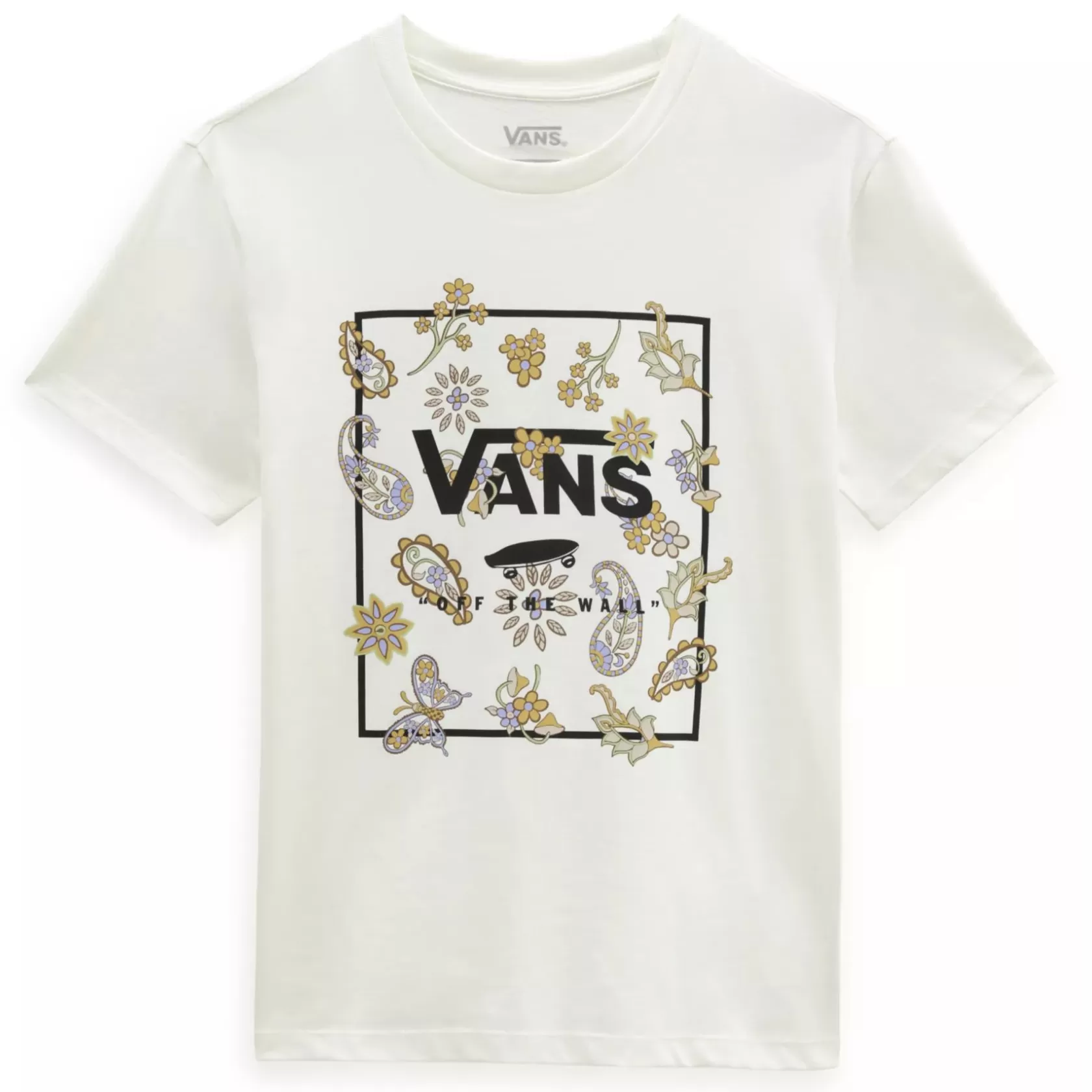 Vans Camisetas<Camiseta Trippy Floral De Corte Boyfriend Blanco