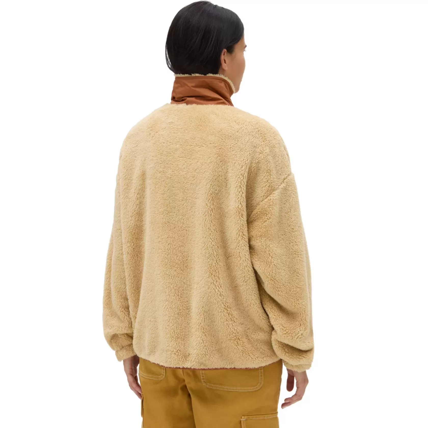 Vans Sudaderas<Chaqueta Con Cierre Integral De Cremallera Y Cuello Alto Vista Beis