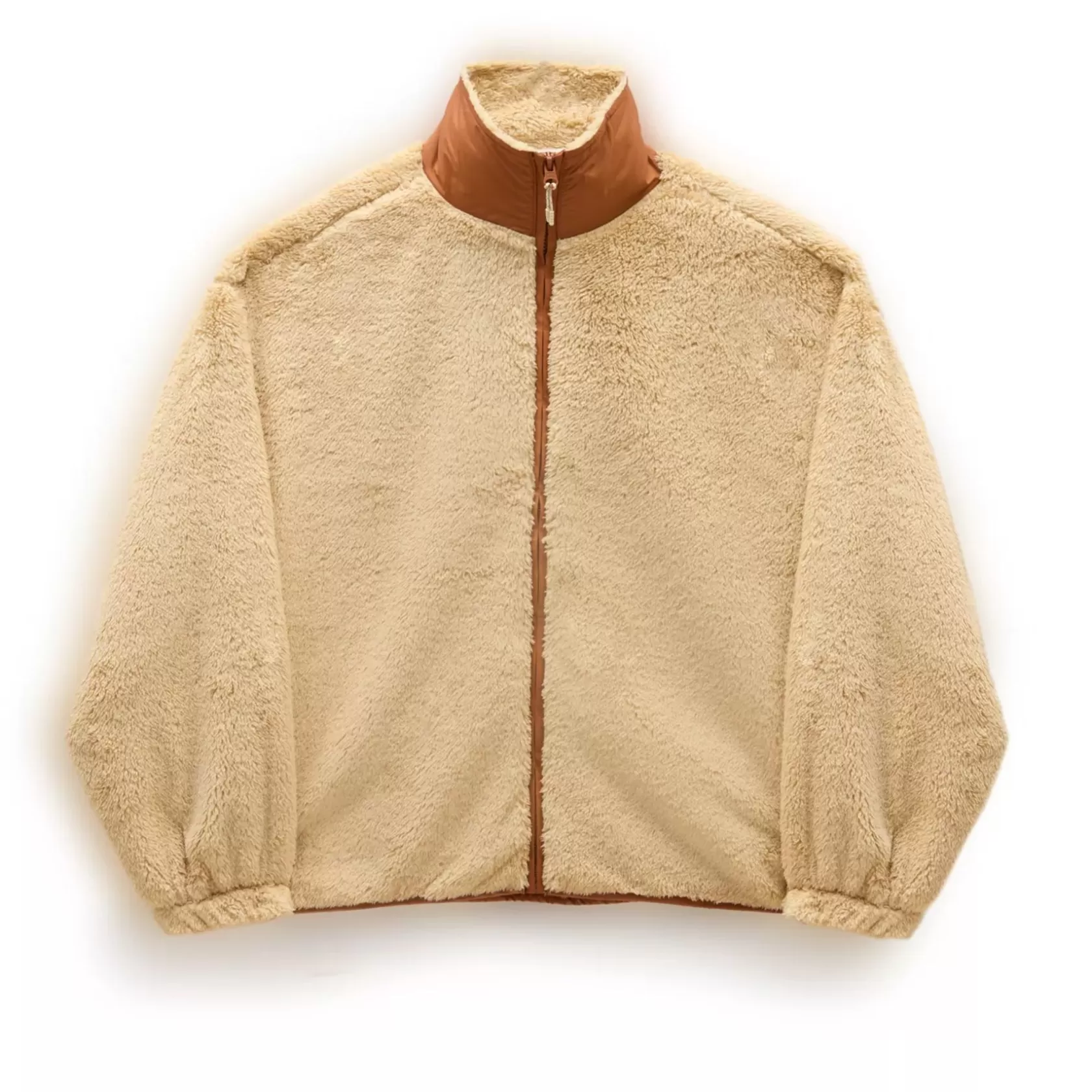 Vans Sudaderas<Chaqueta Con Cierre Integral De Cremallera Y Cuello Alto Vista Beis