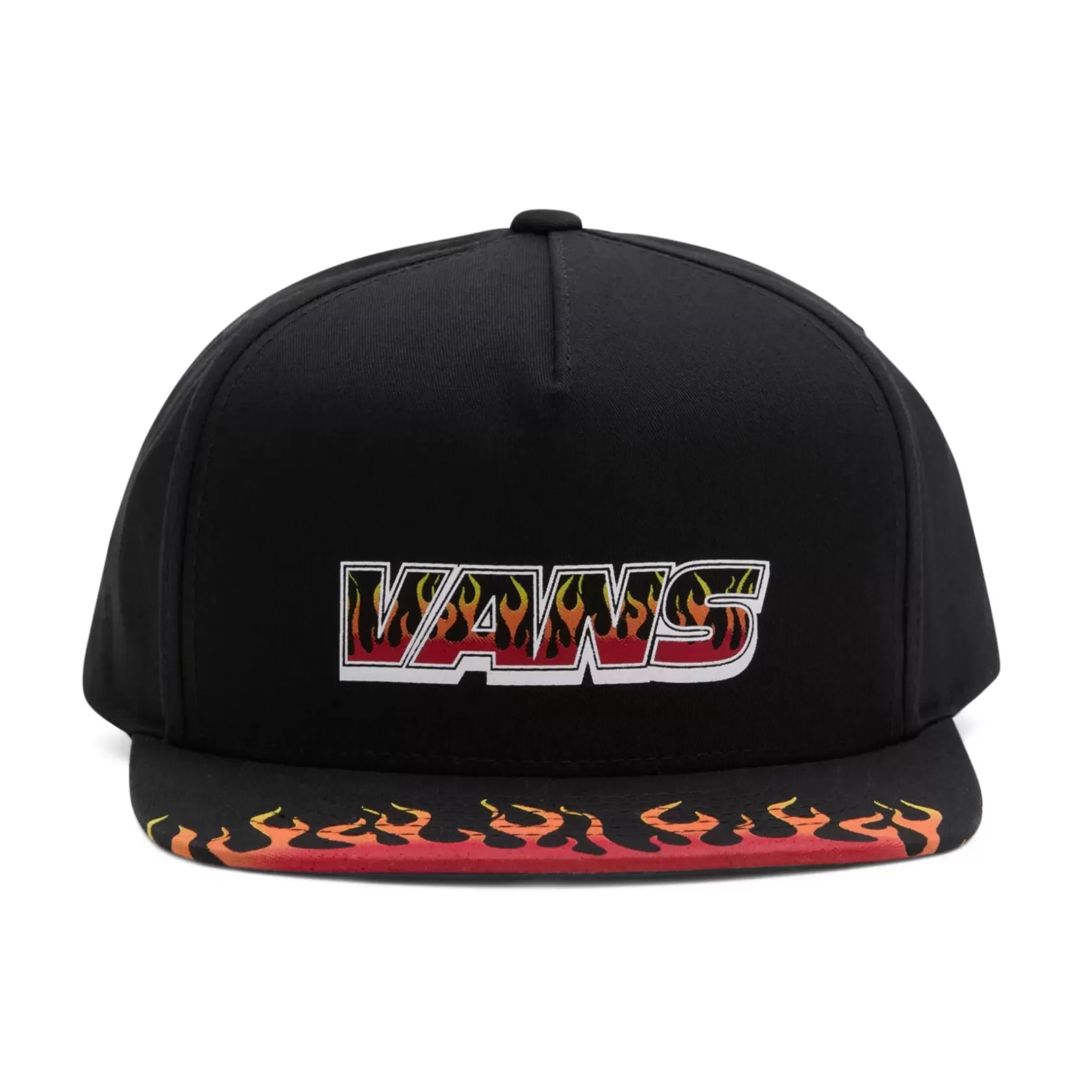 Vans Gorras Y Gorros<Gorra Con Cierre Ajustable Trasero Up In Flames De Niños Negro