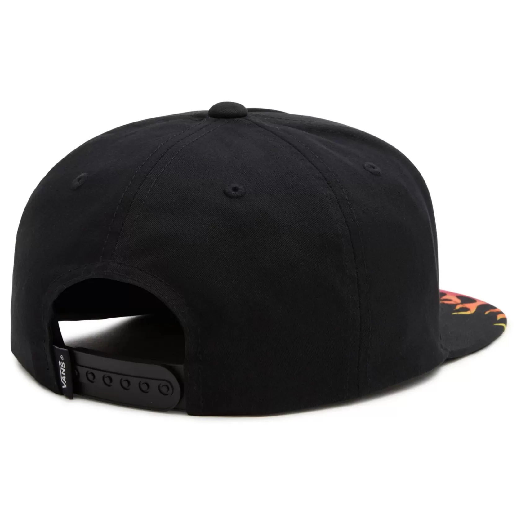 Vans Gorras Y Gorros<Gorra Con Cierre Ajustable Trasero Up In Flames De Niños Negro