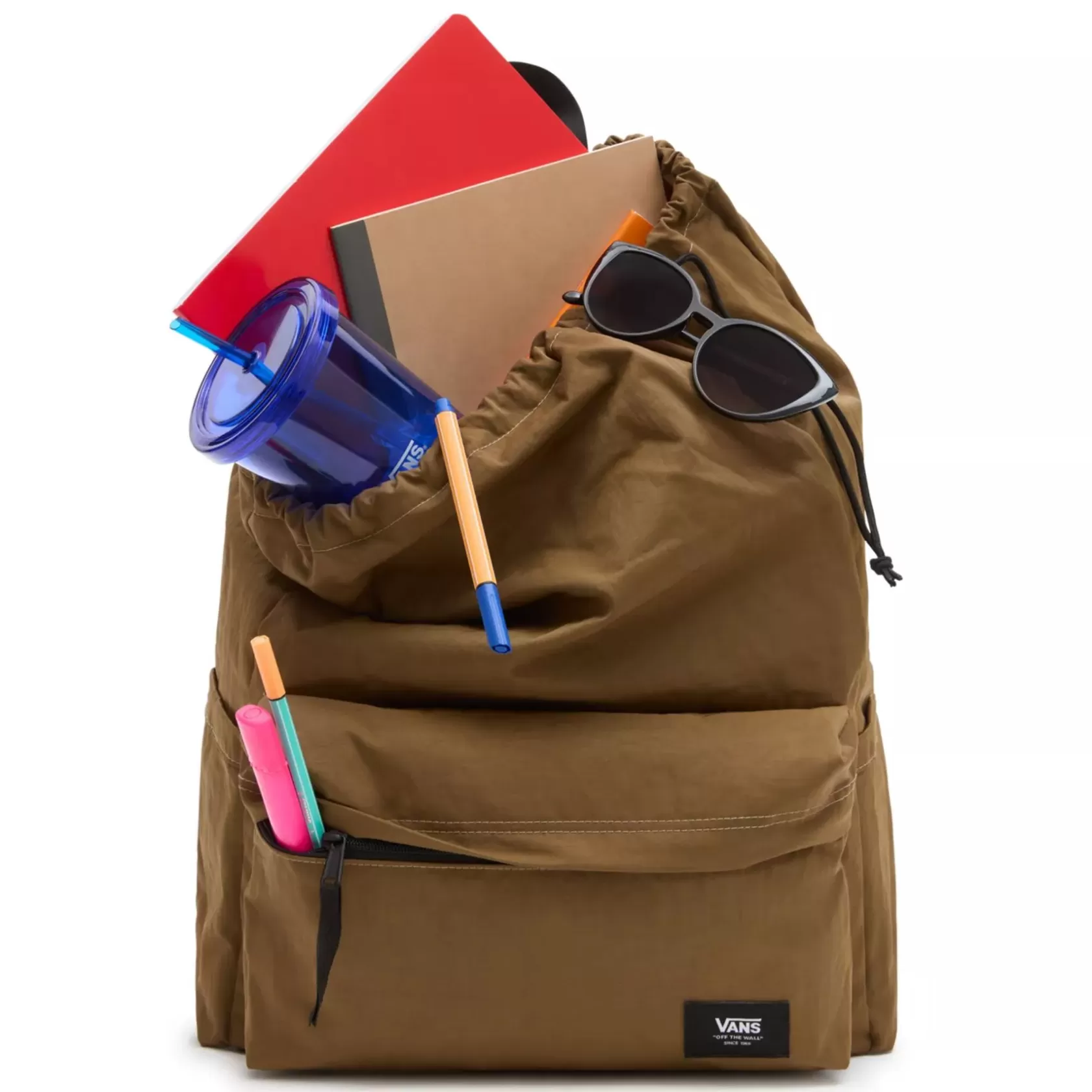 Vans Bolsos Y Mochilas<Mochila Old Skool Con Cierre De Cordon Marron
