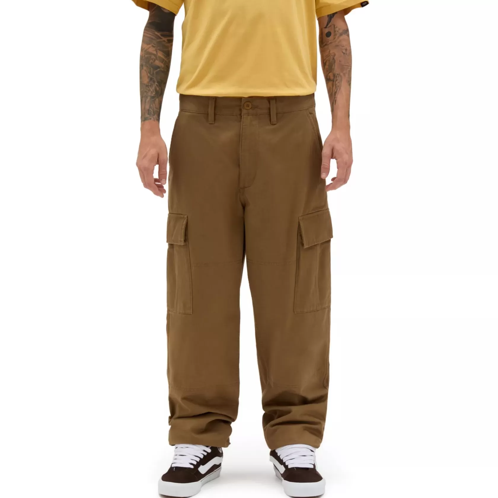 Vans Pantalones Y Vaqueros<Pantalon Cargo De Pernera Conica Y Corte Holgado Service Marron