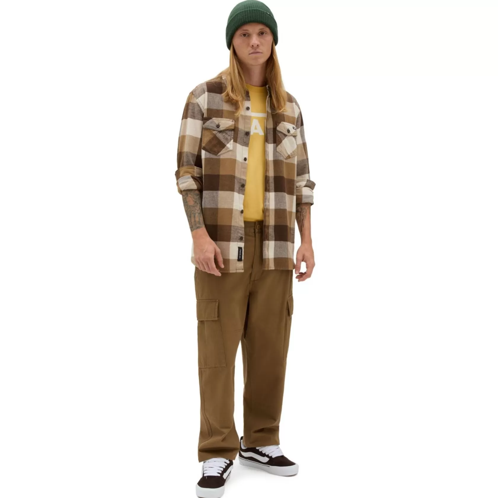 Vans Pantalones Y Vaqueros<Pantalon Cargo De Pernera Conica Y Corte Holgado Service Marron