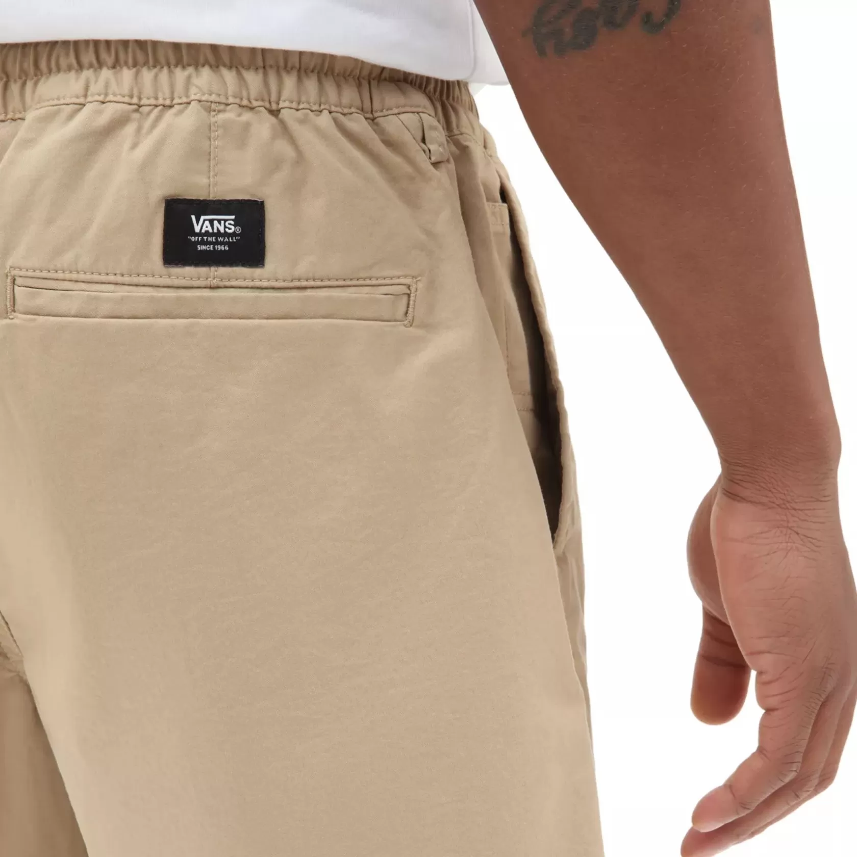 Vans Pantalones Cortos Y Banadores<Pantalon Corto Elastico Range De Corte Holgado Beis