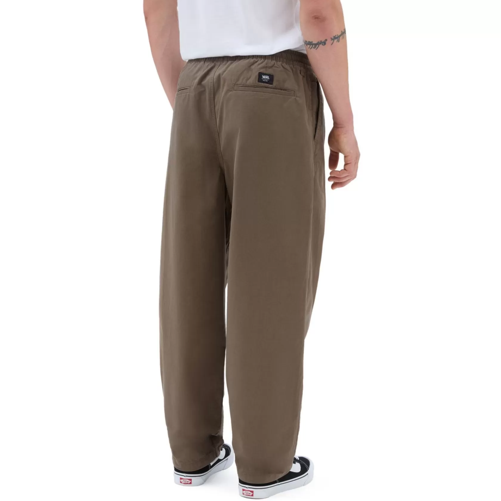Vans Pantalones Y Chinos<Pantalon Range De Corte Holgado Y Tiro Caido Con Cinturilla Elastica Marron