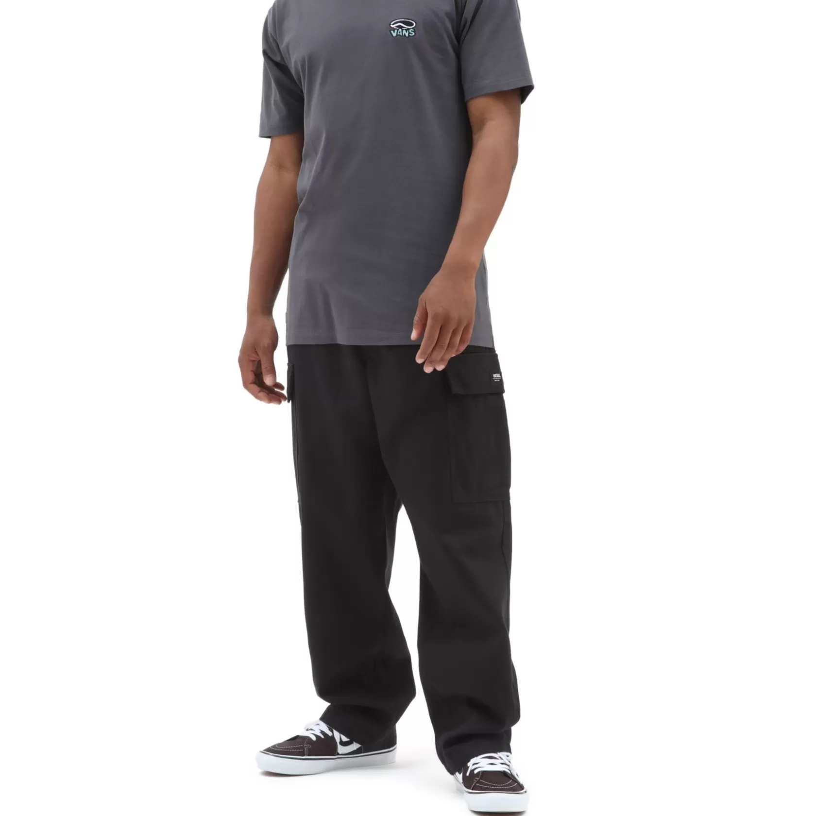 Vans Pantalones Y Vaqueros<Pantalones Cargo Range De Corte Holgado Y Tiro Caido Con Cinturilla Elastica Negro