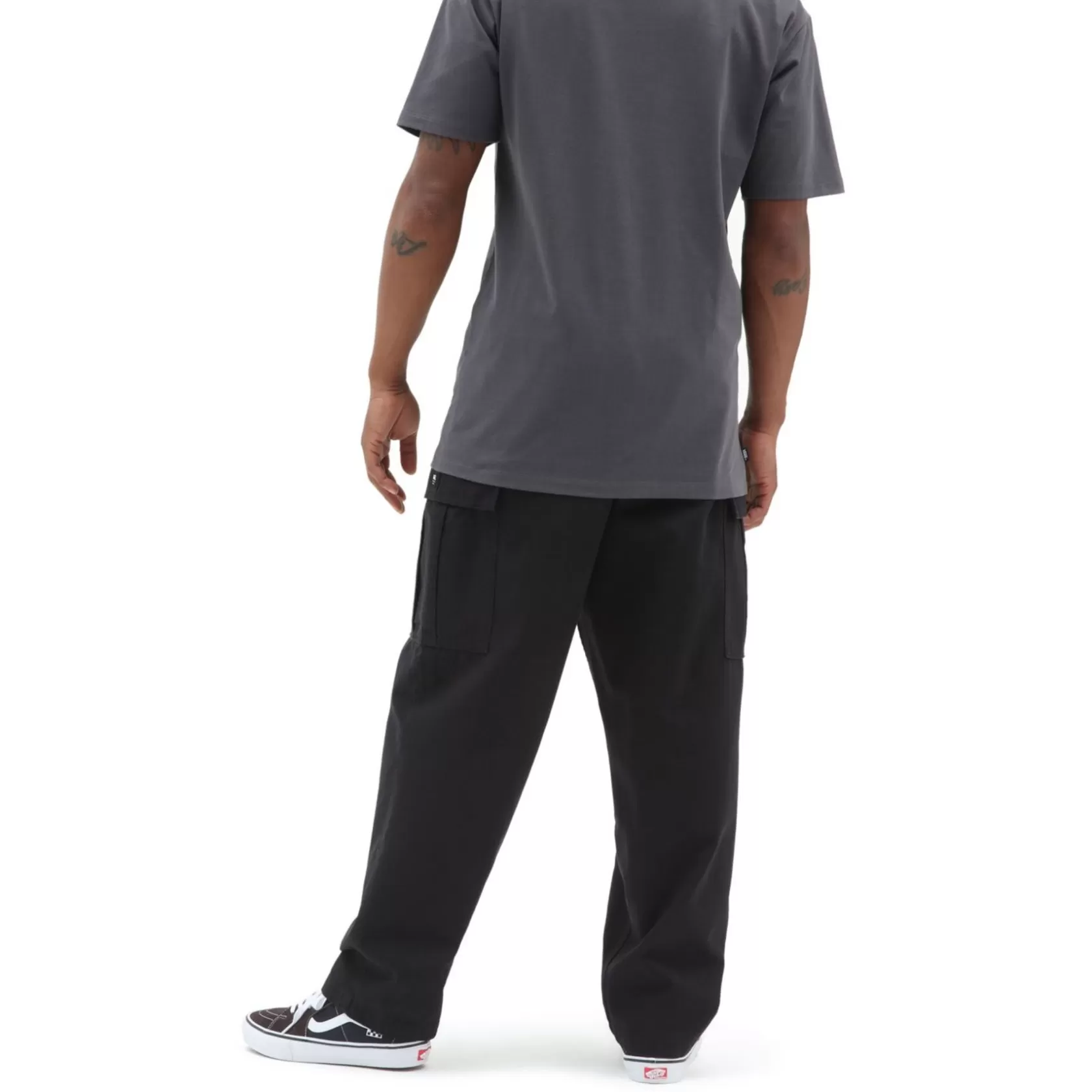 Vans Pantalones Y Vaqueros<Pantalones Cargo Range De Corte Holgado Y Tiro Caido Con Cinturilla Elastica Negro