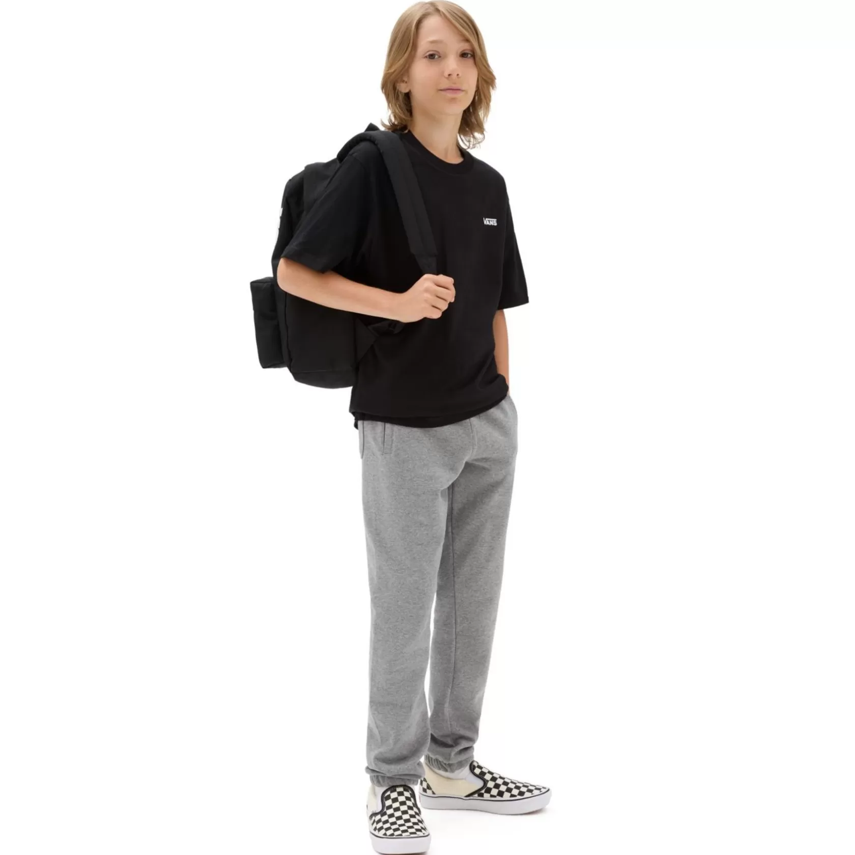 Vans Ropa Para Chicos (8-14 Años)<Pantalones De Chandal De Felpa Core Basic De Nino (8-14 Anos) Gris