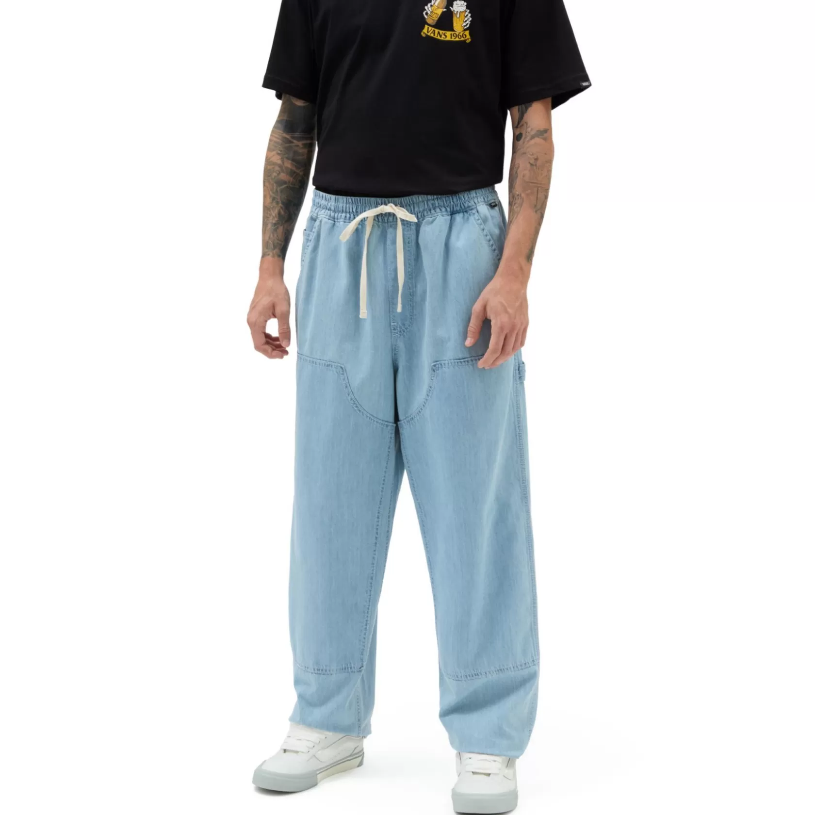 Vans Pantalones Y Vaqueros<Pantalones Range De Corte Holgado, Tiro Caido Y Pernera Conica Con Cinturilla Elastica Azul