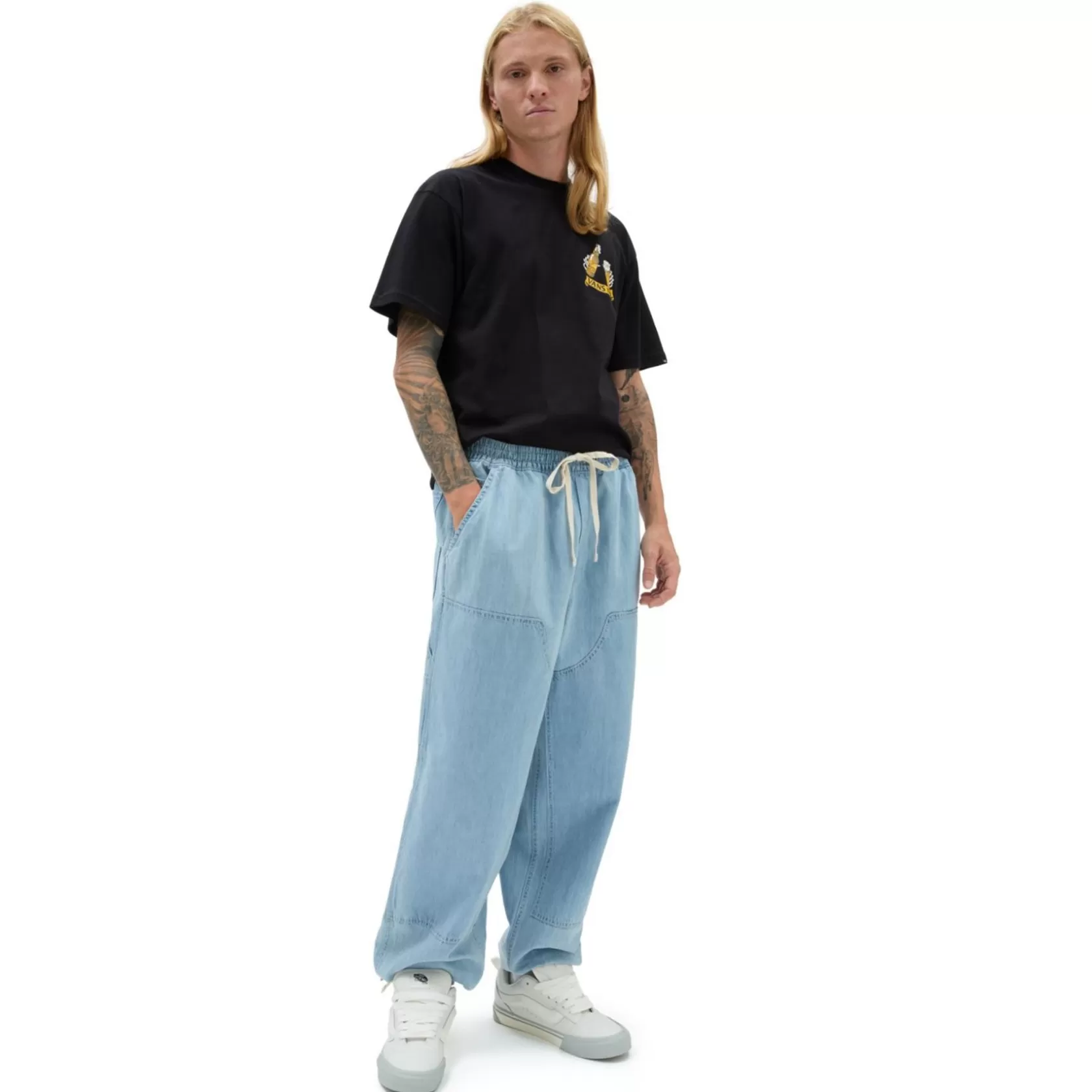 Vans Pantalones Y Vaqueros<Pantalones Range De Corte Holgado, Tiro Caido Y Pernera Conica Con Cinturilla Elastica Azul