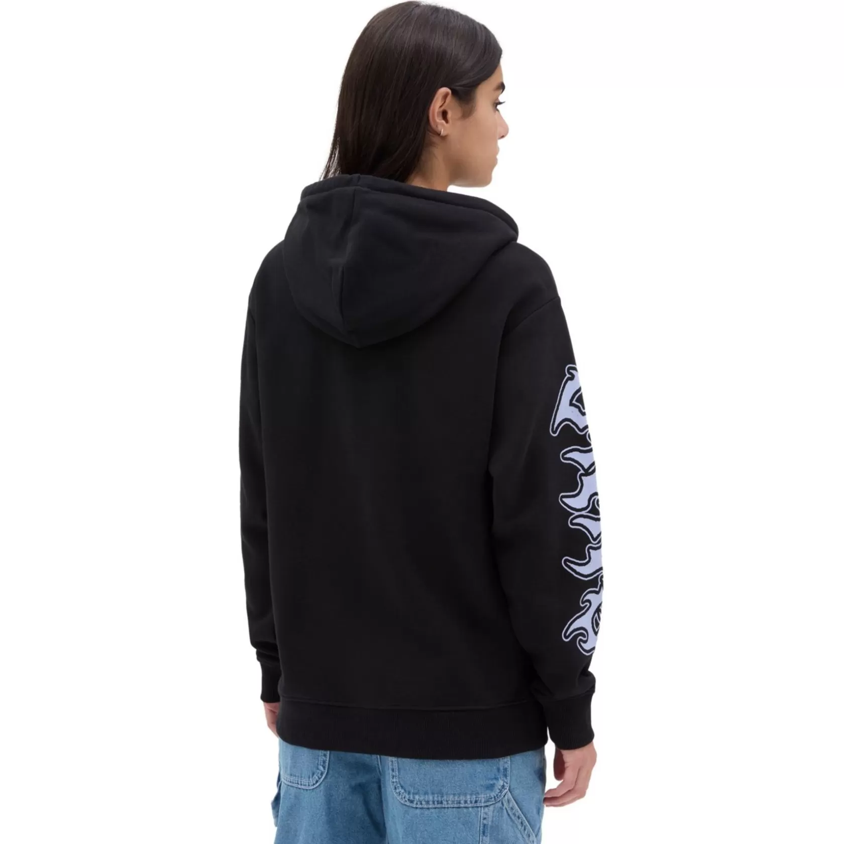 Vans Sudaderas<Sudadera Con Capucha De Corte Boyfriend Manic Type Negro