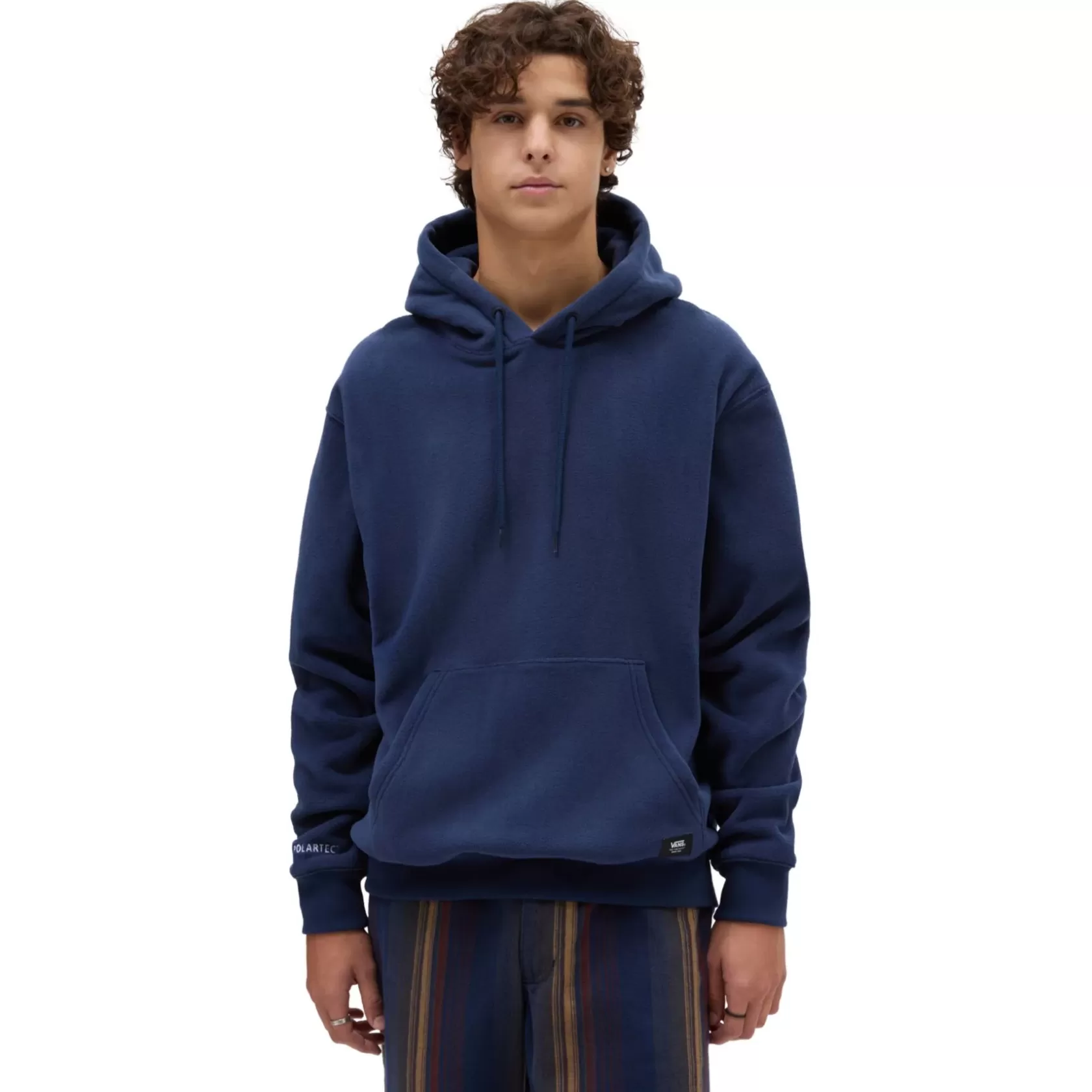 Vans Sudaderas<Sudadera Con Capucha De Corte Holgado Polartec Azul
