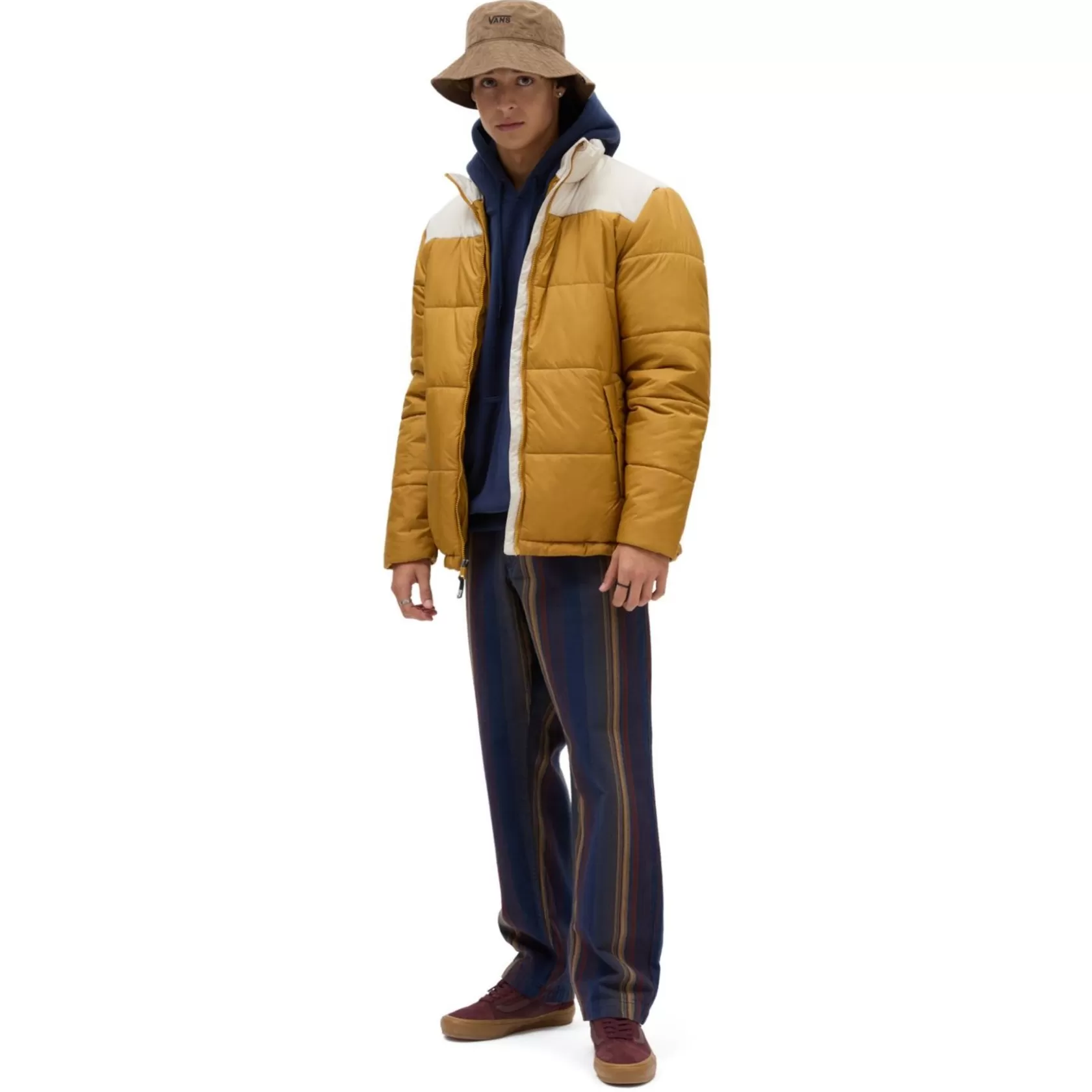 Vans Sudaderas<Sudadera Con Capucha De Corte Holgado Polartec Azul
