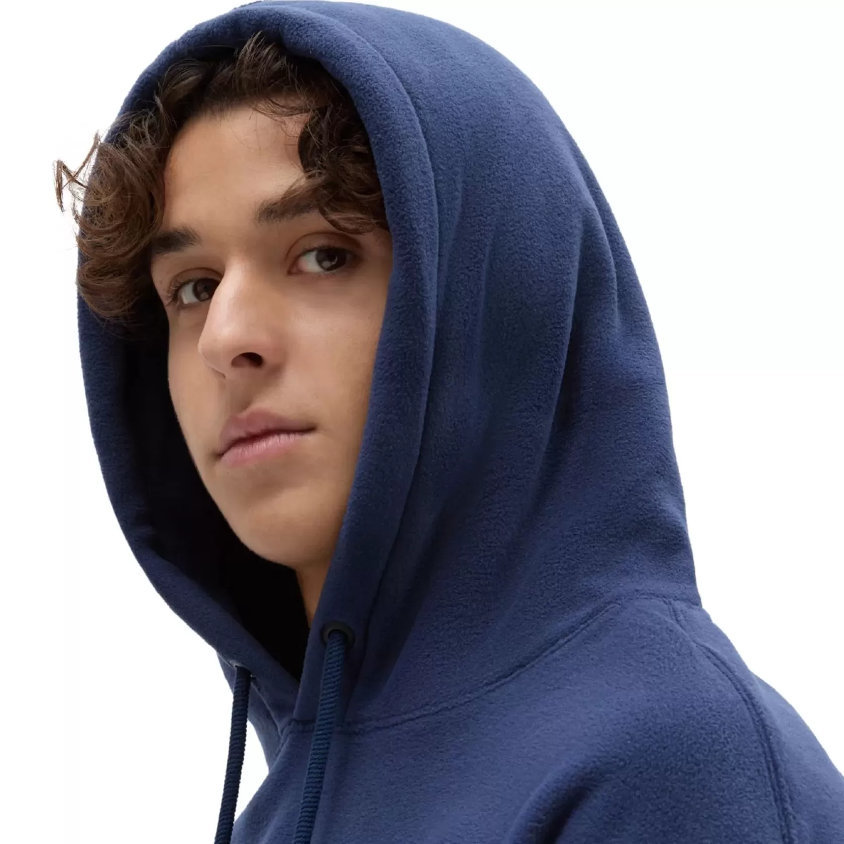 Vans Sudaderas<Sudadera Con Capucha De Corte Holgado Polartec Azul