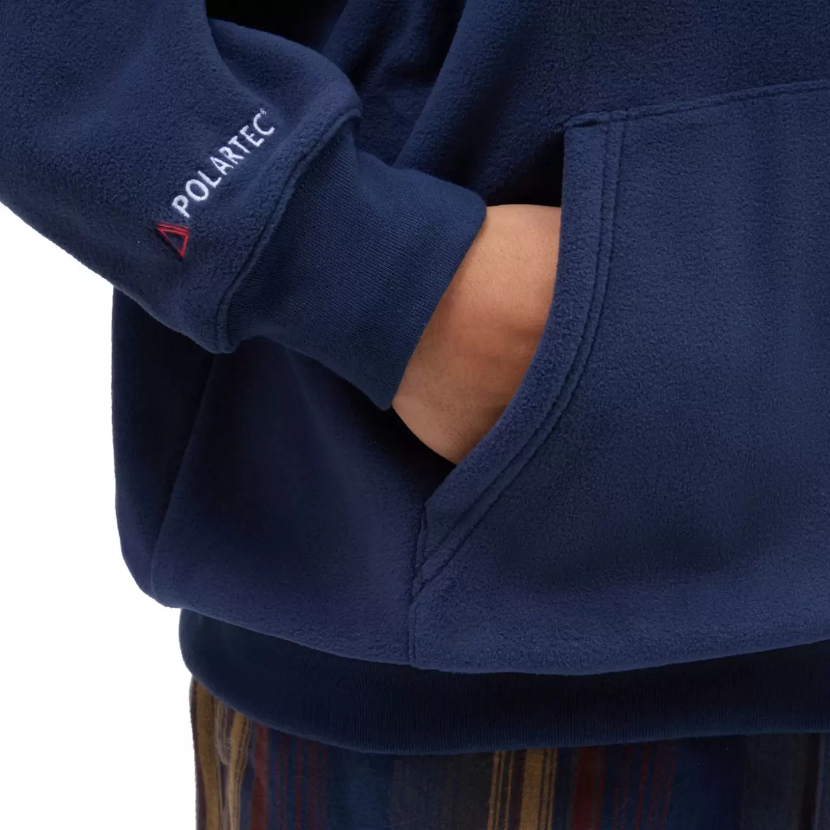 Vans Sudaderas<Sudadera Con Capucha De Corte Holgado Polartec Azul