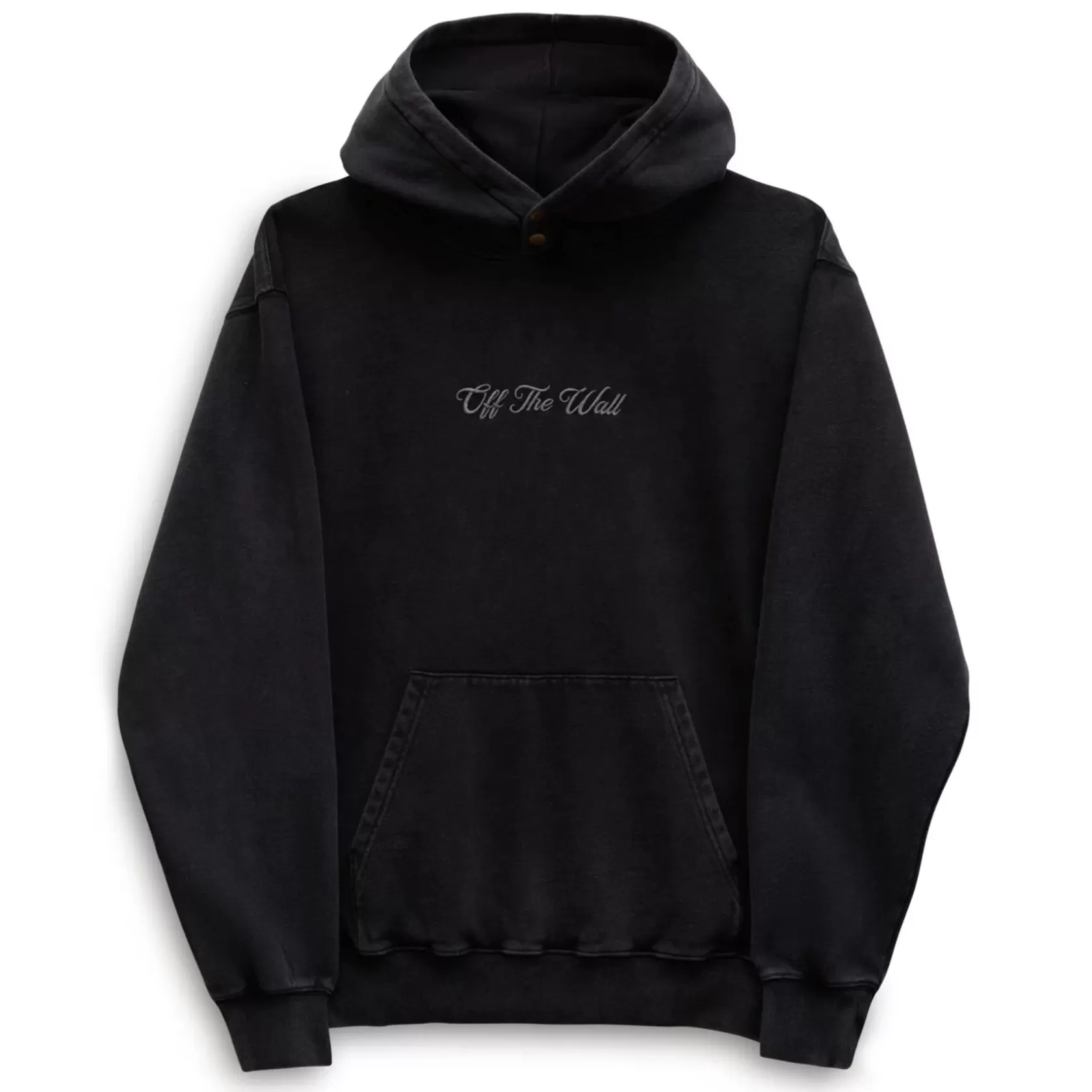 Vans Sudaderas<Sudadera Con Capucha De Corte Holgado Scripted Double Snap Negro