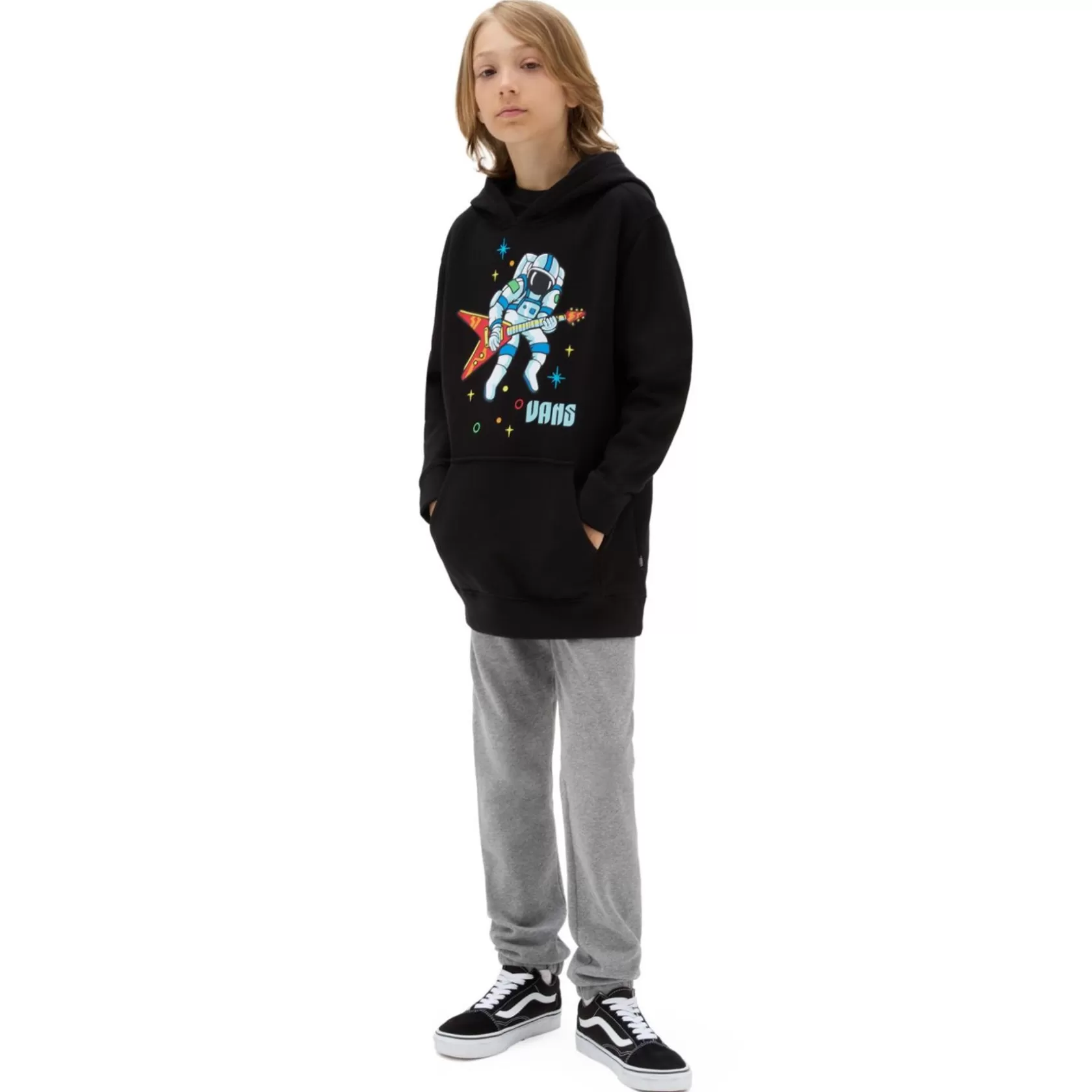 Vans Ropa Para Chicos (8-14 Años)<Sudadera Con Capucha De Niños Dj Rocket Jam (8-14 Anos) Negro
