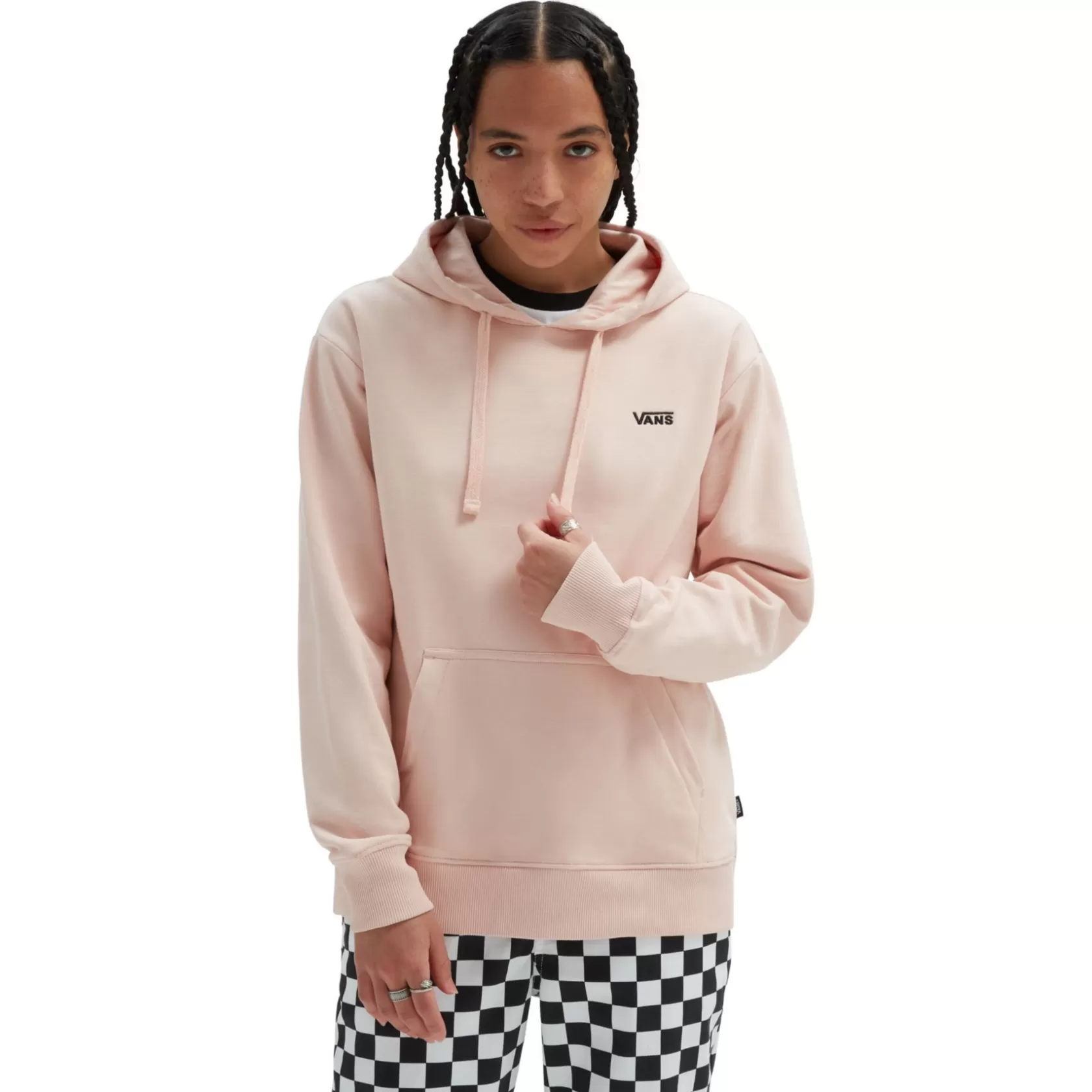 Vans Sudaderas<Sudadera Con Capucha Flying V De Corte Boyfriend Rosa
