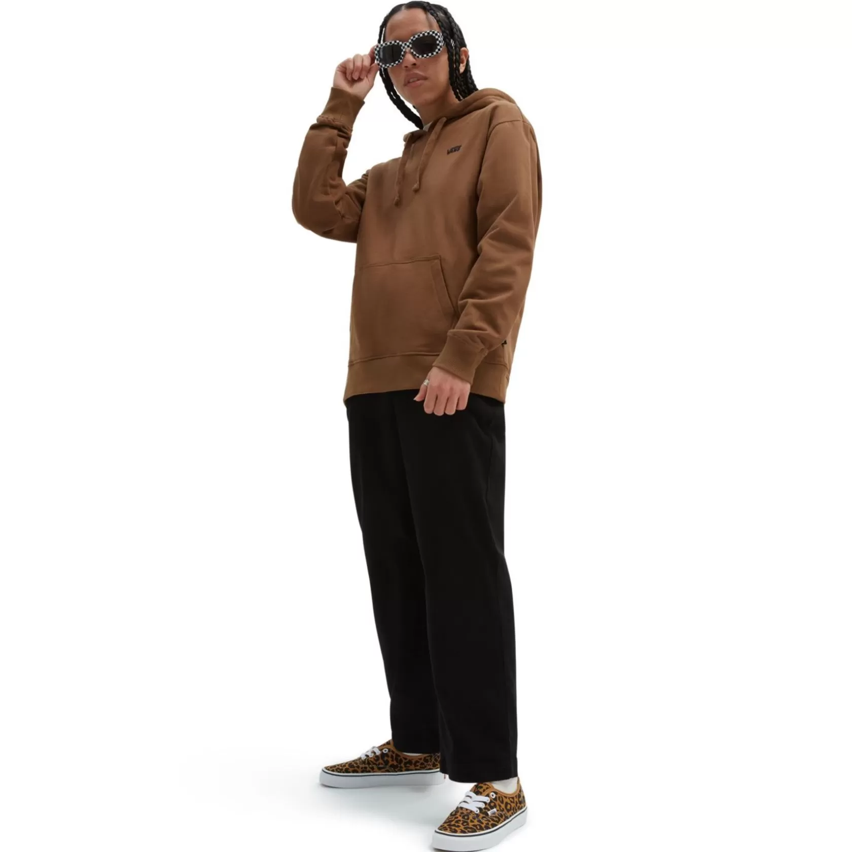 Vans Sudaderas<Sudadera Con Capucha Flying V De Corte Boyfriend Marron