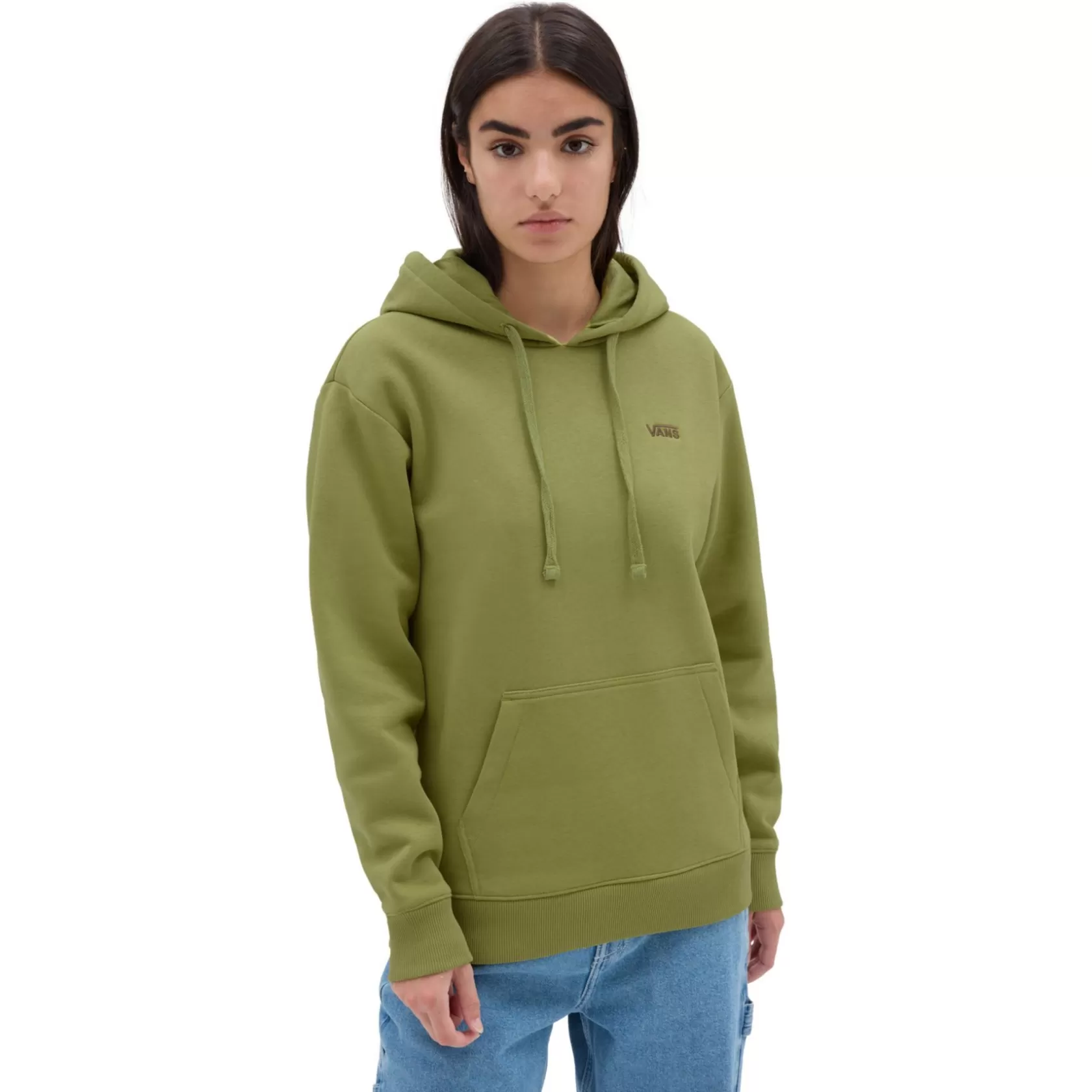 Vans Sudaderas<Sudadera Con Capucha Flying V De Corte Masculino Verde