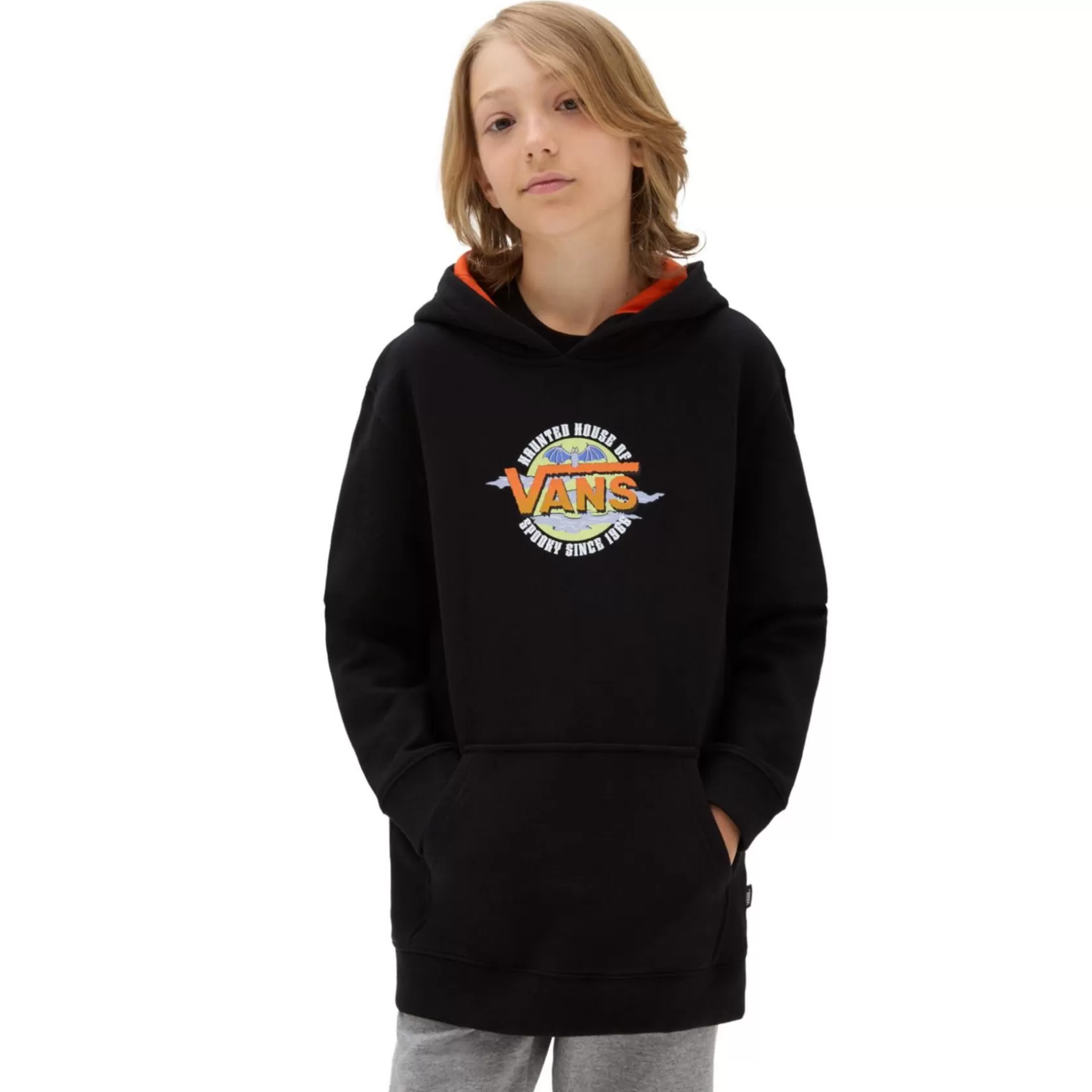 Vans Ropa Para Chicos (8-14 Años)<Sudadera Con Capucha Haunted House Of De Niños (8-14 Anos) Negro