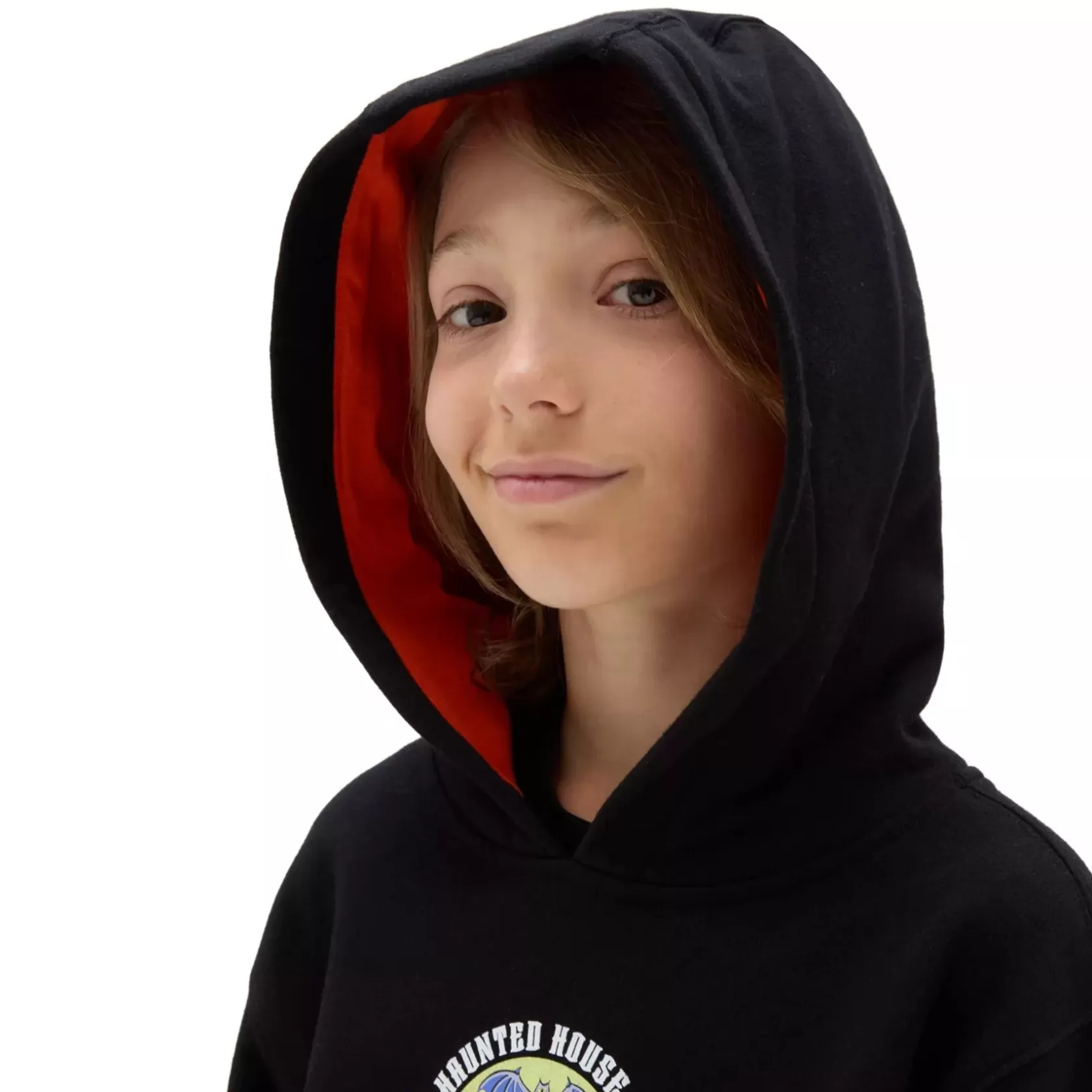 Vans Ropa Para Chicos (8-14 Años)<Sudadera Con Capucha Haunted House Of De Niños (8-14 Anos) Negro
