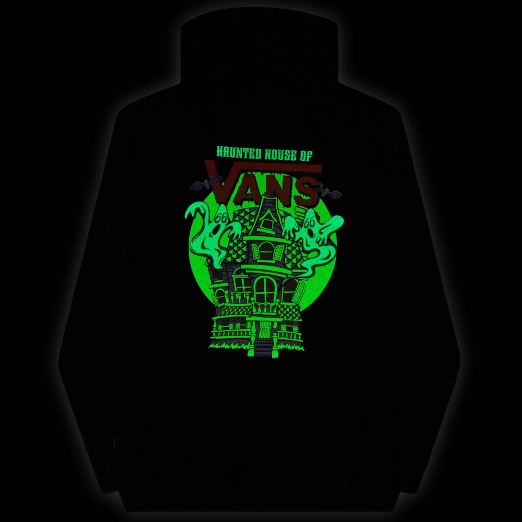 Vans Ropa Para Chicos (8-14 Años)<Sudadera Con Capucha Haunted House Of De Niños (8-14 Anos) Negro