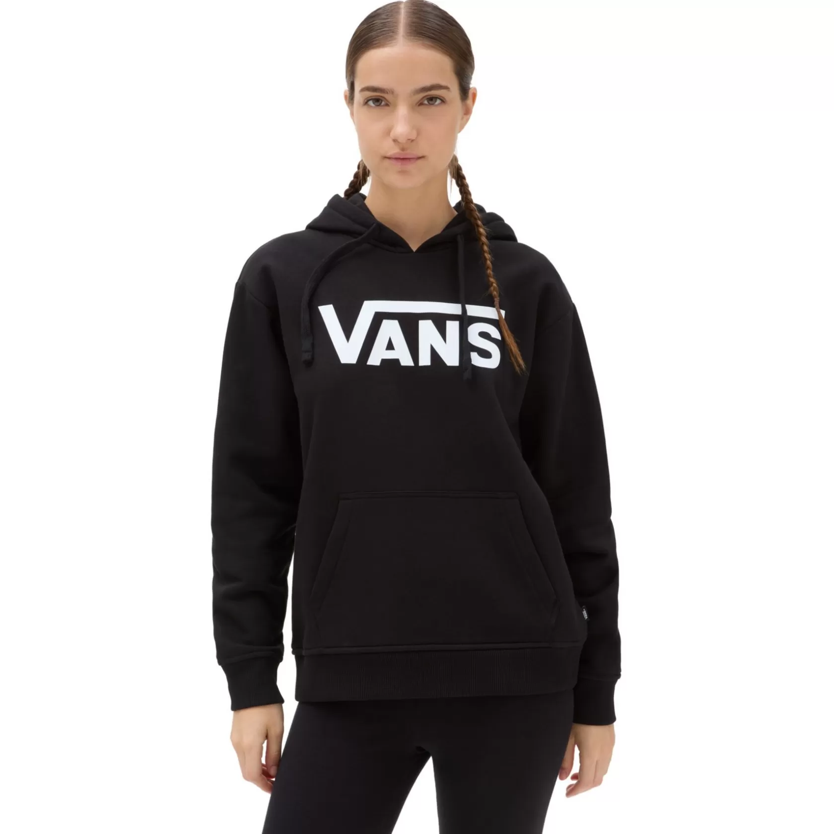 Vans Sudaderas<Sudadera Con Capucha Sin Cierre Classic V De Corte Boyfriend Negro