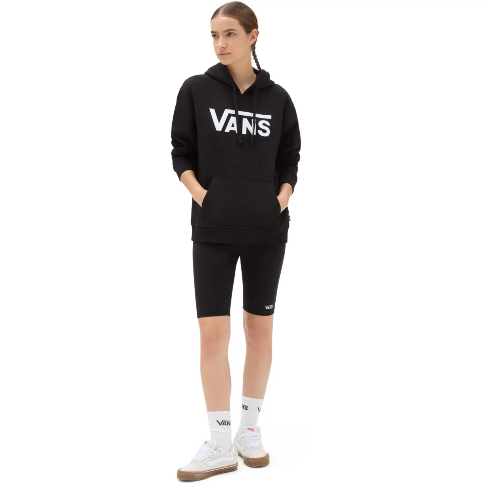 Vans Sudaderas<Sudadera Con Capucha Sin Cierre Classic V De Corte Boyfriend Negro