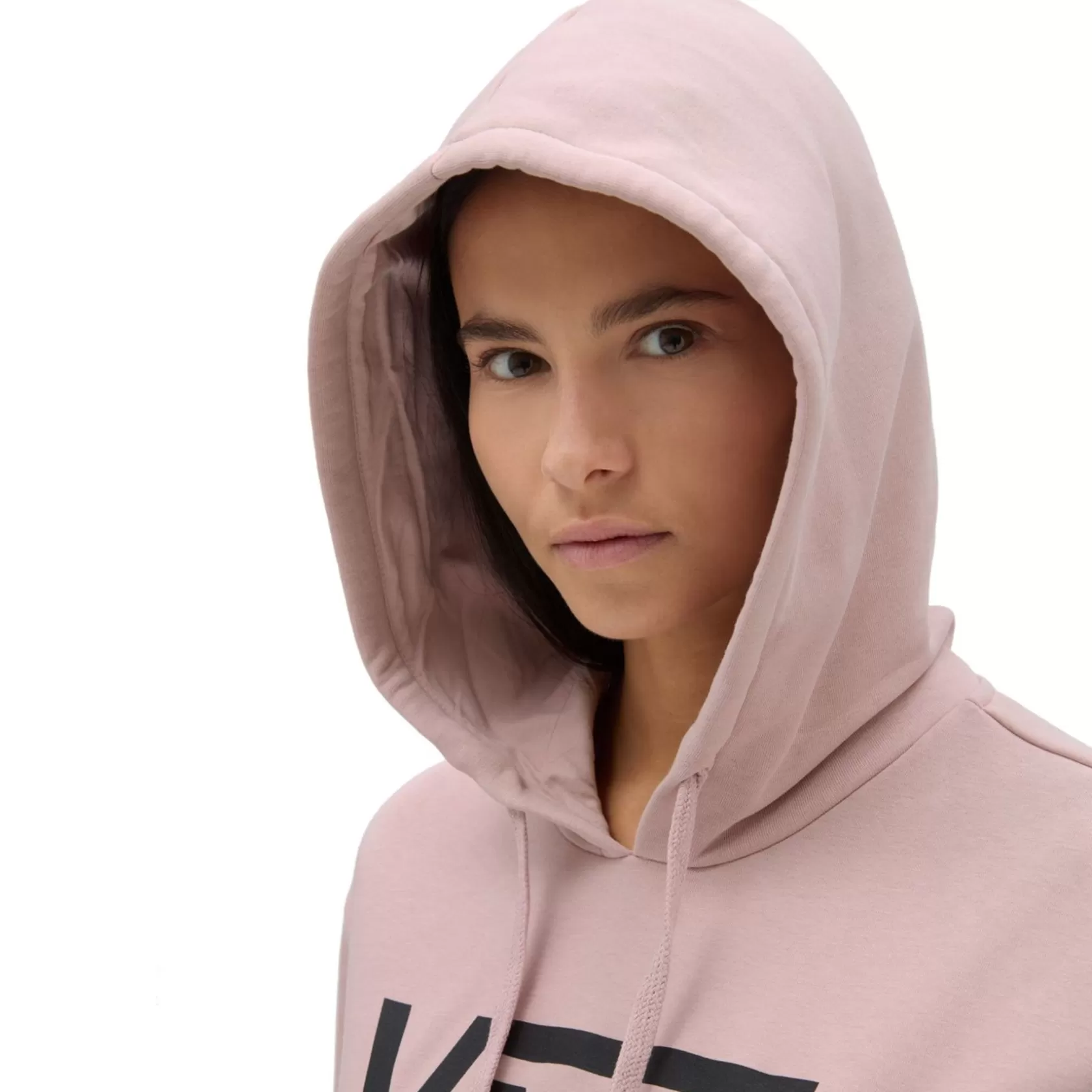 Vans Sudaderas<Sudadera Con Capucha Sin Cierre Classic V De Corte Boyfriend Rosa