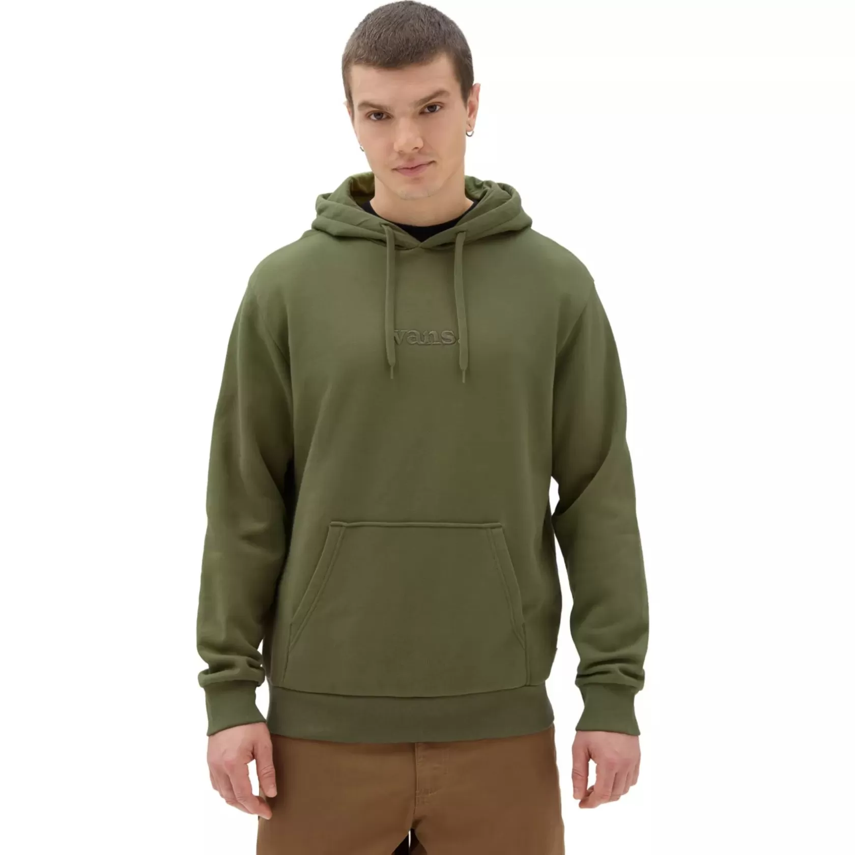 Vans Sudaderas<Sudadera De Corte Holgado Con Capucha Essential Verde