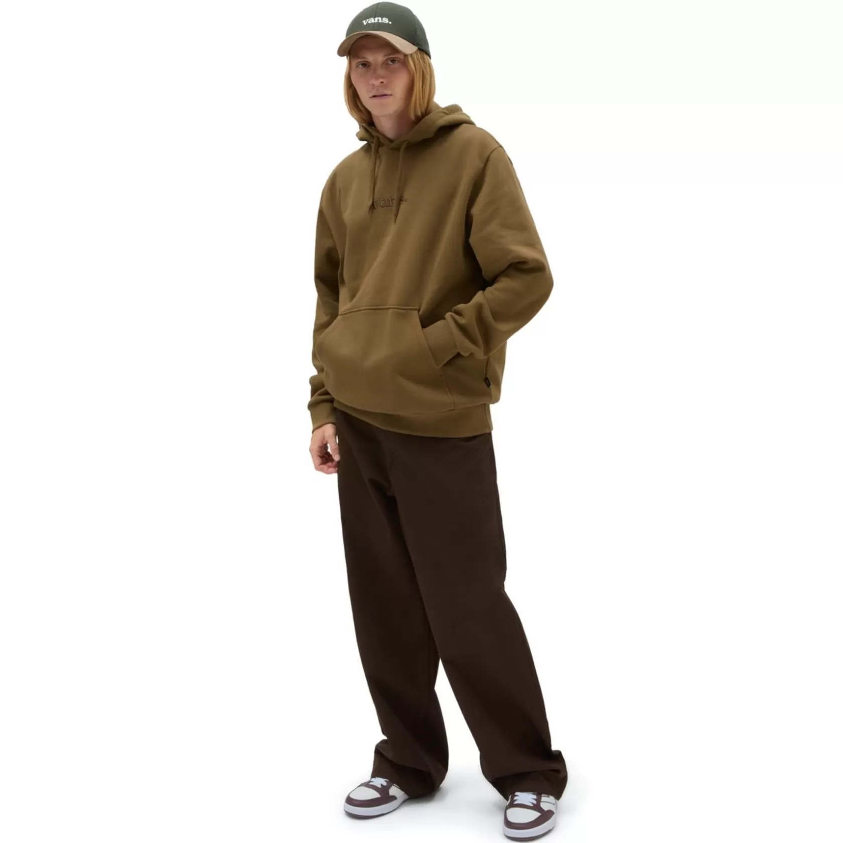 Vans Sudaderas<Sudadera De Corte Holgado Con Capucha Essential Marron