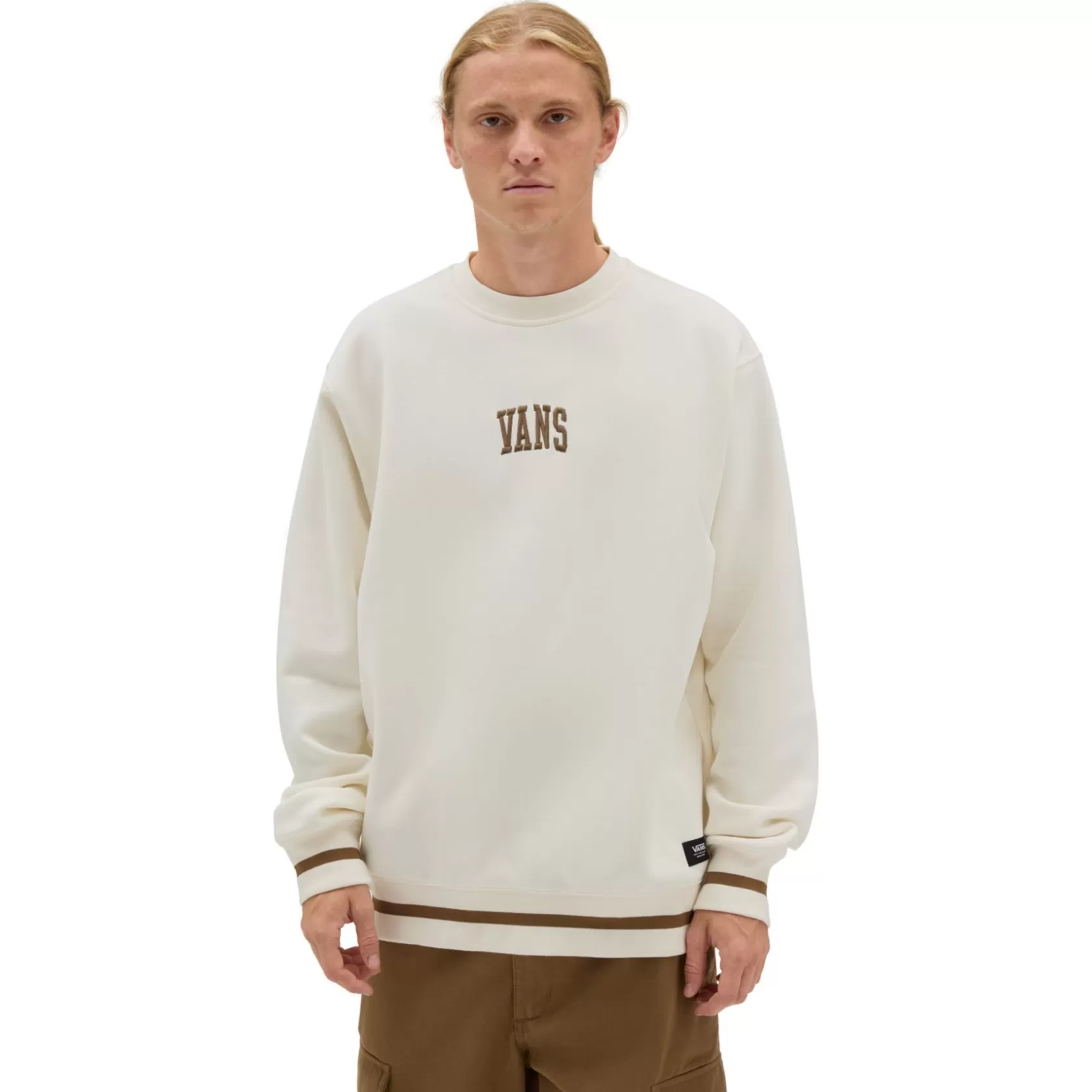 Vans Sudaderas<Sudadera De Cuello Redondo Y Corte Holgado Arch De Blanco