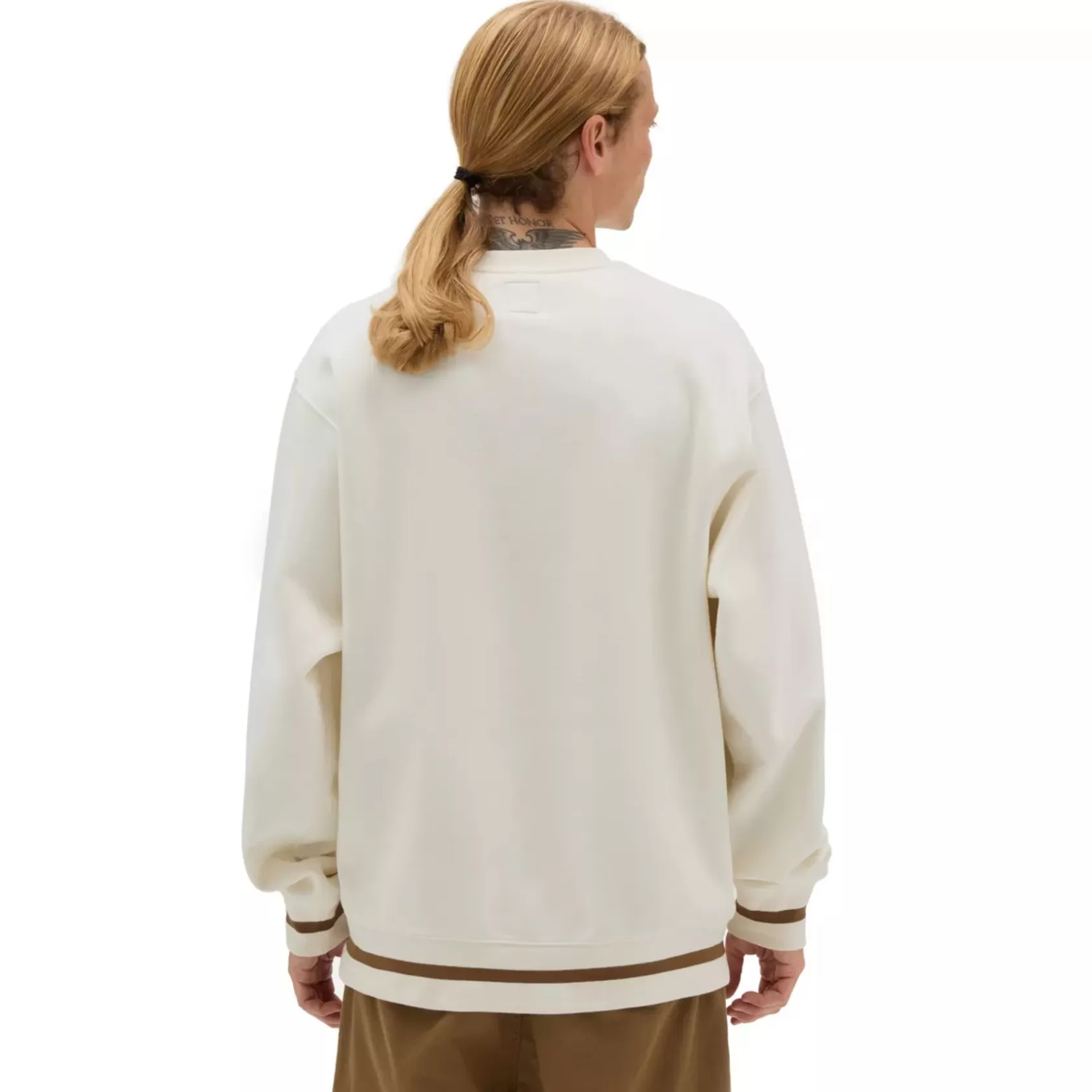 Vans Sudaderas<Sudadera De Cuello Redondo Y Corte Holgado Arch De Blanco