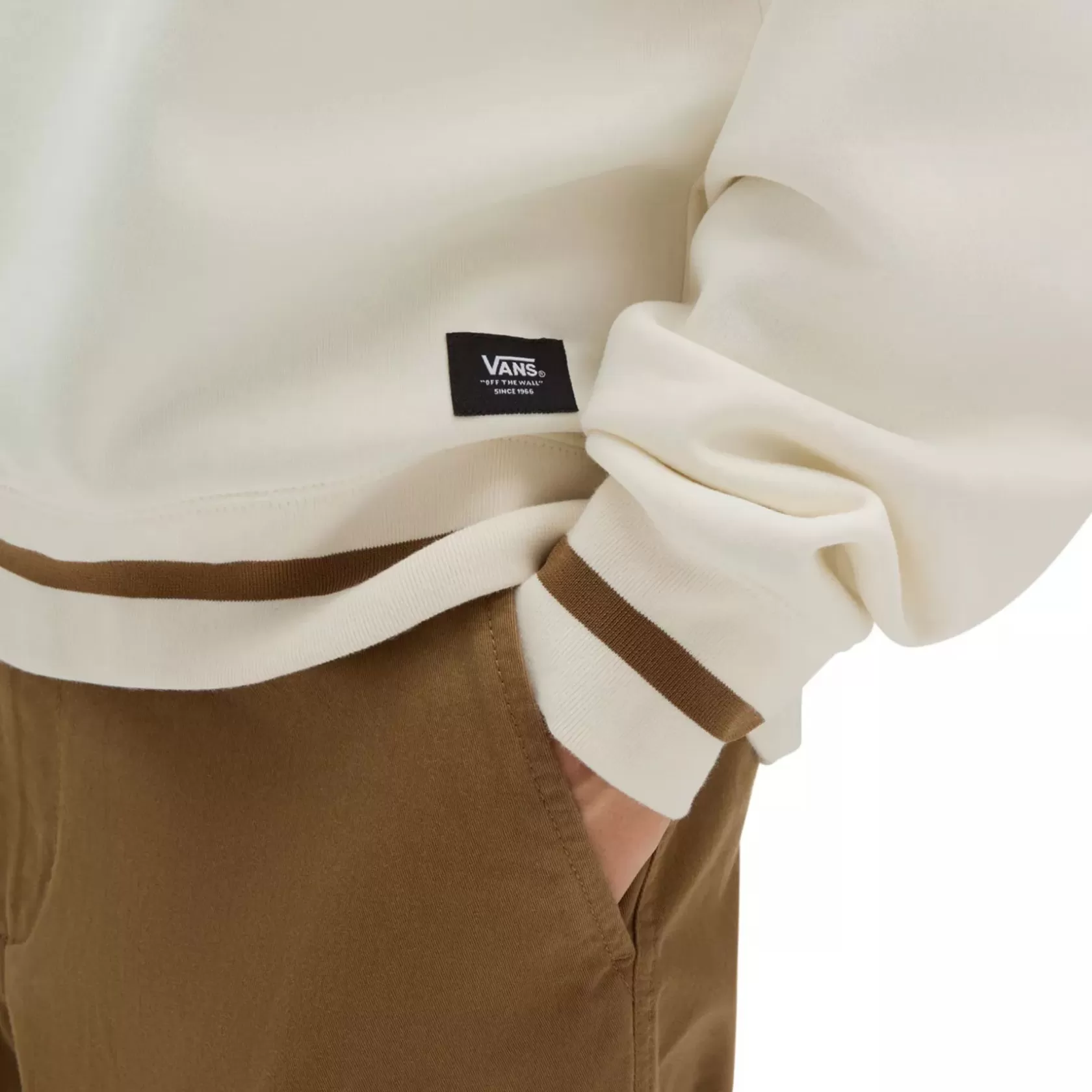 Vans Sudaderas<Sudadera De Cuello Redondo Y Corte Holgado Arch De Blanco