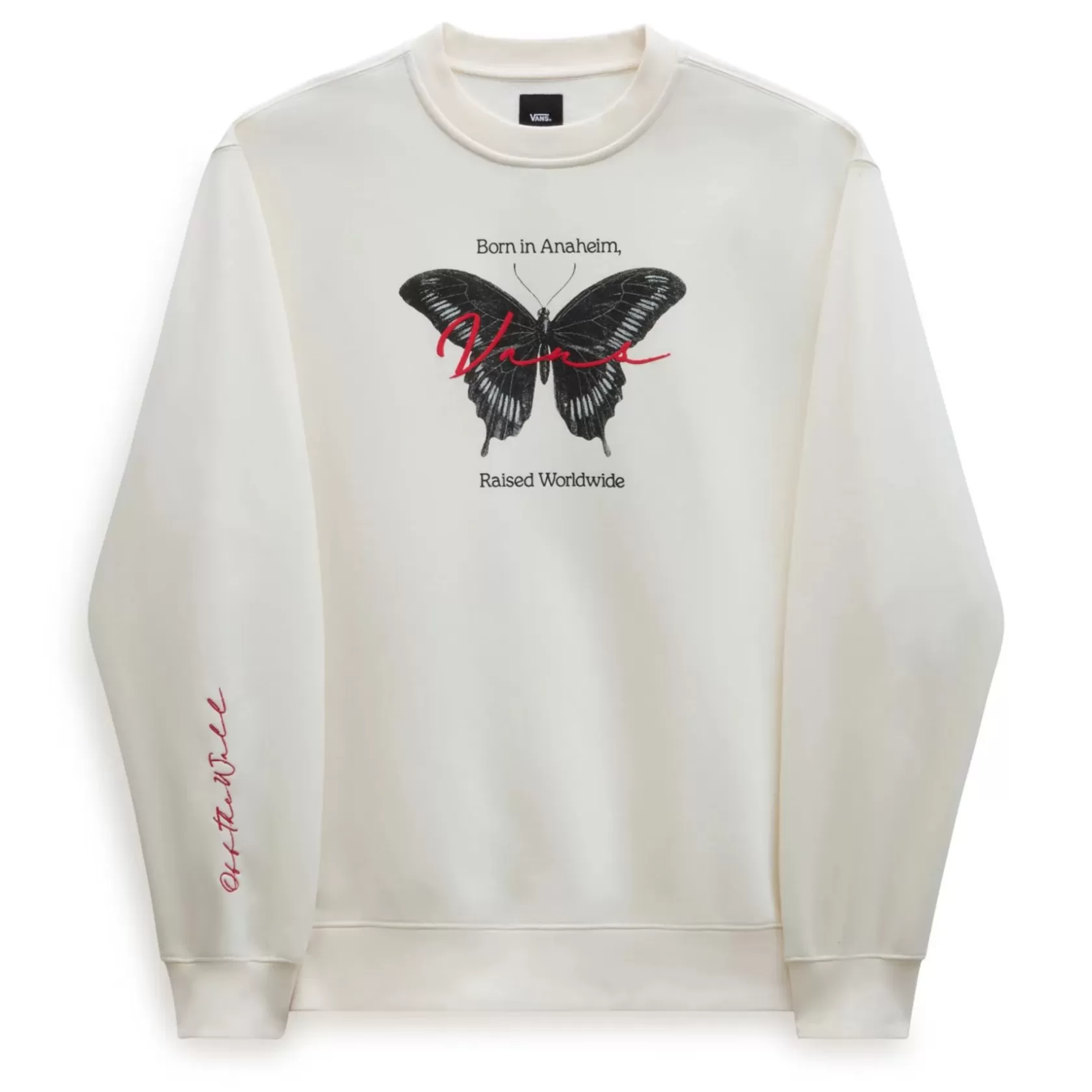 Vans Sudaderas<Sudadera De Cuello Redondo Y Corte Holgado Born In Anaheim Blanco