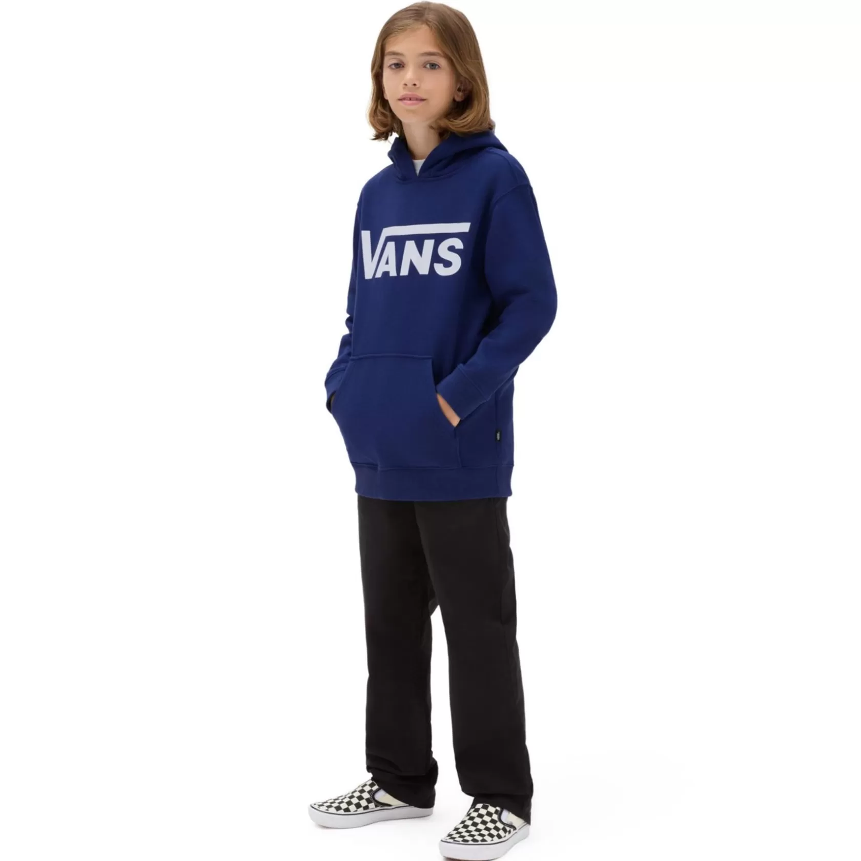 Vans Ropa Para Chicos (8-14 Años)<Sudadera De Niños Con Capucha Sin Cierre Classic De (8-14 Anos) Azul