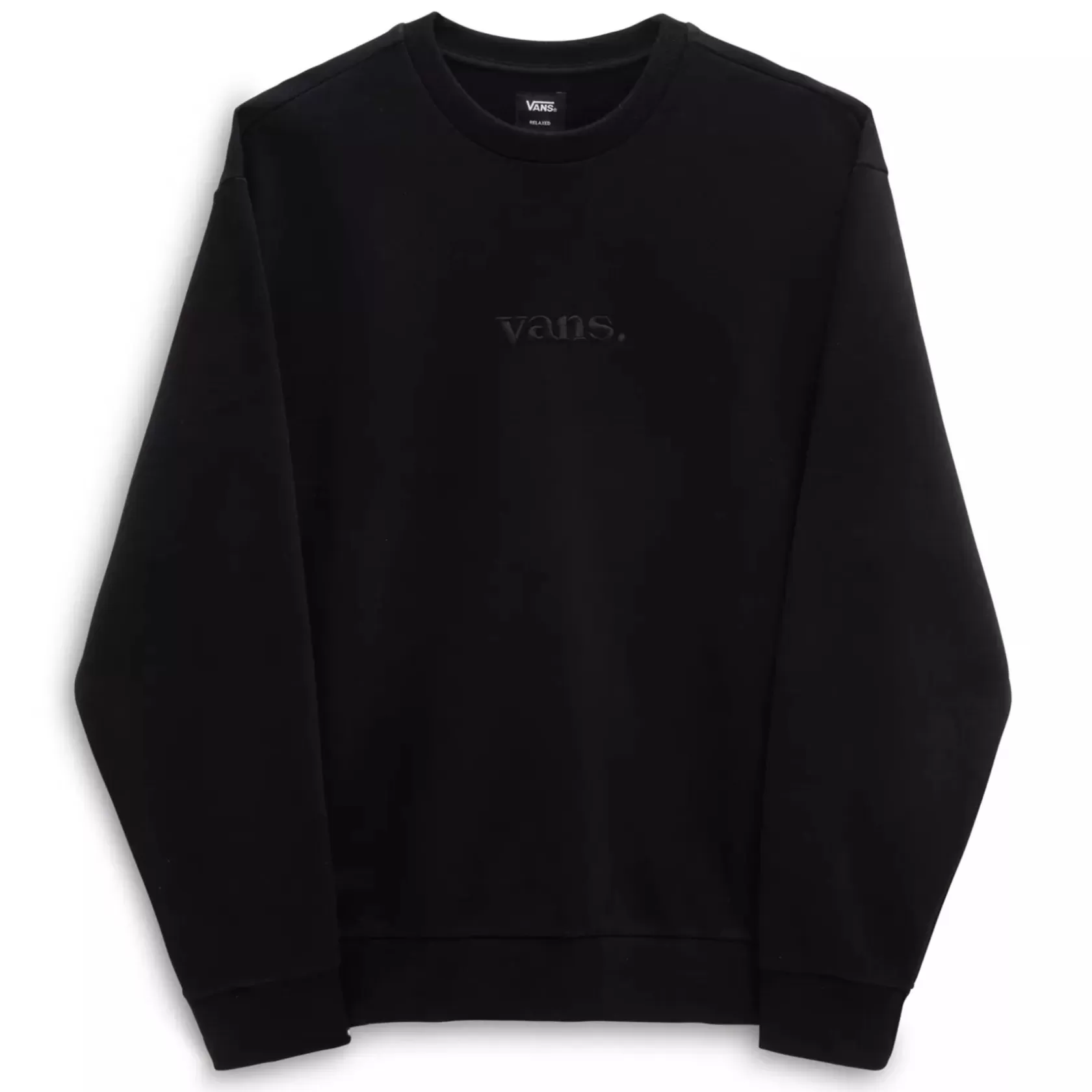 Vans Sudaderas<Sudadera Essential De Cuello Redondo Y Corte Holgado Negro