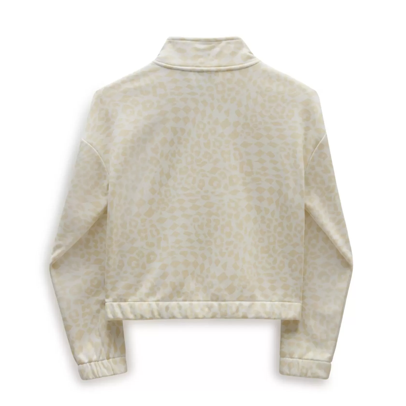 Vans Ropa Para Chicas (8-14 Años)<Sudadera Estampada De Cuello Alto Con Media Cremallera De Ninas (8-14 Anos) Beis